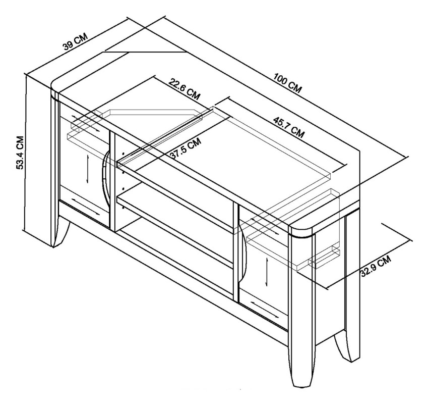 Rushbury - Oak Corner Media Unit Specification