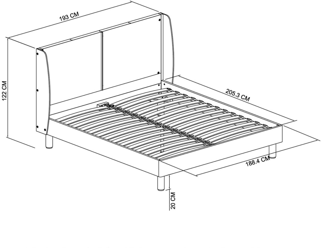 Astra - Knotty Oak Pearl Velvet Fabric Super King Bed Frame 180cm Specification