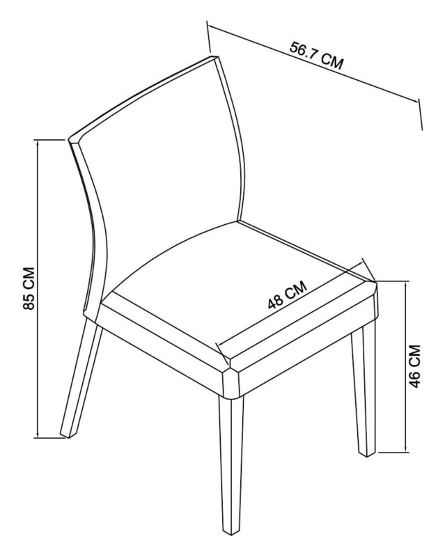 Henley - Weathered Oak Dining Chair in Grey Fabric (Pair) Specification