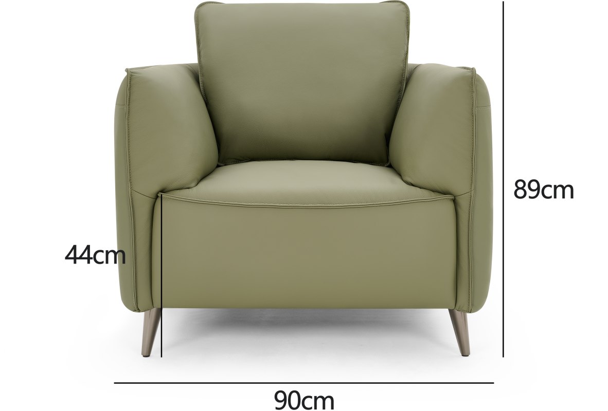 Atlas - Armchair in Green Specification