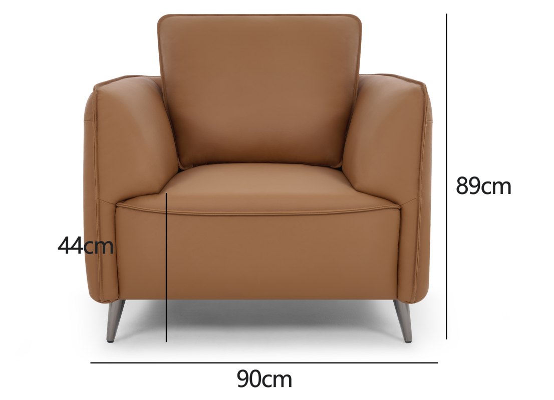 Atlas - Armchair in Tan Specification