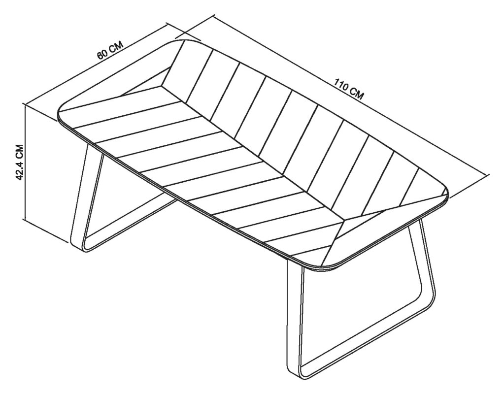 Castello - Weathered Oak Coffee Table Specification
