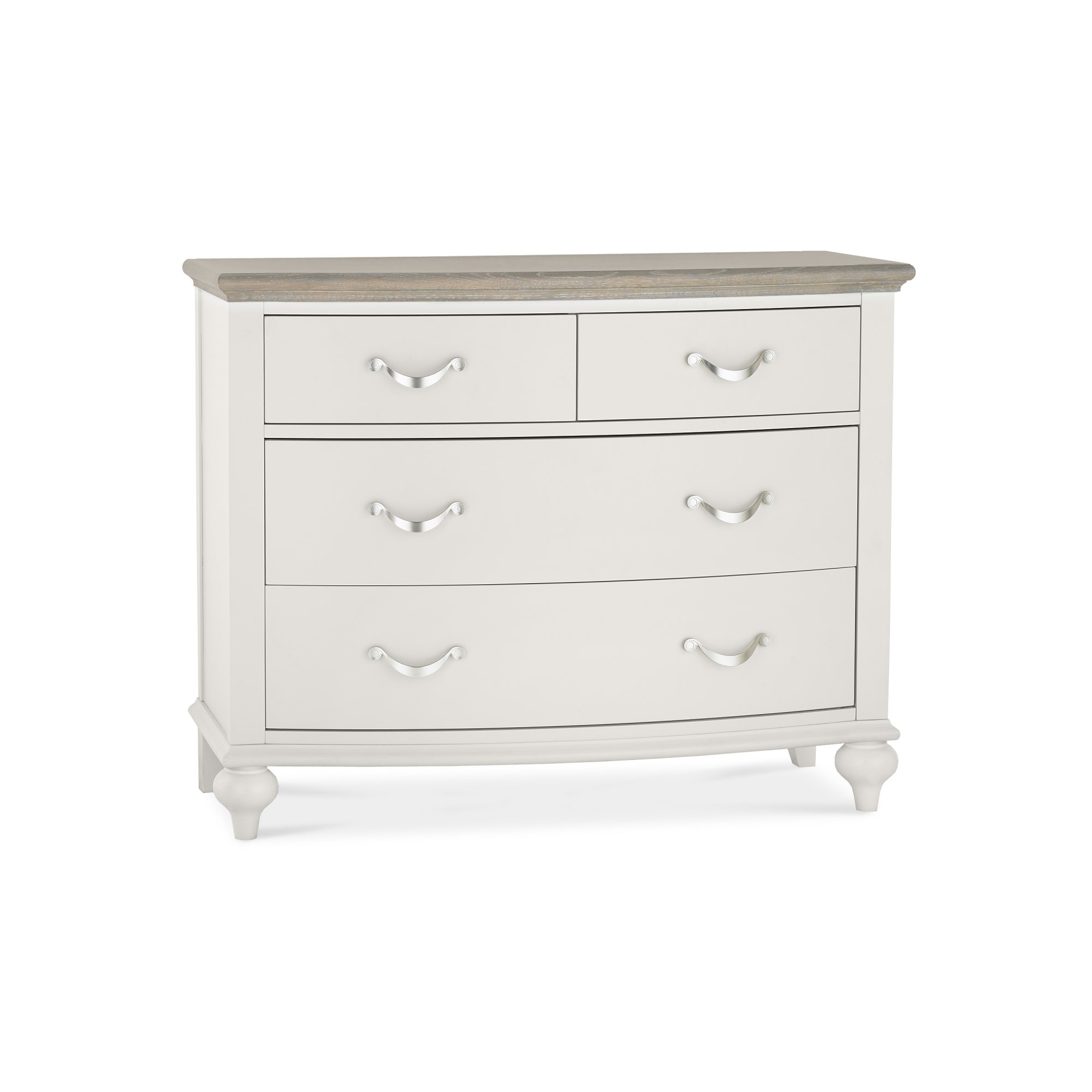 Miller - Grey Washed Oak 4 Drawer Chest