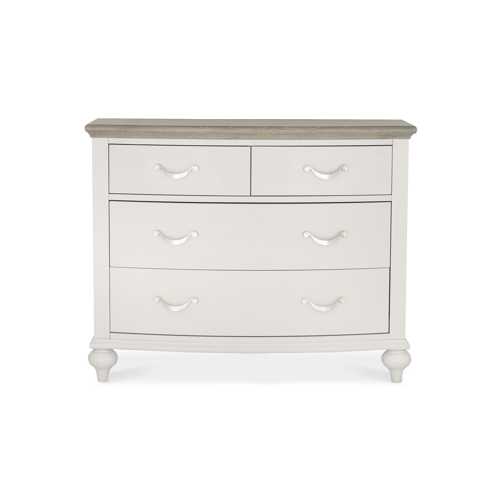 Miller - Grey Washed Oak 4 Drawer Chest