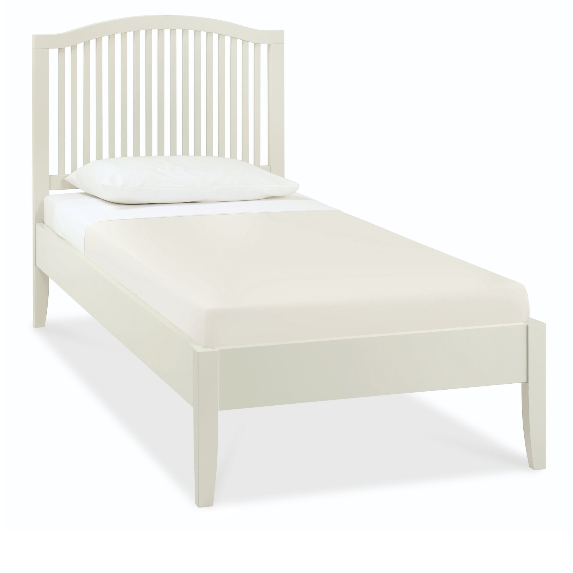 Palmer - Soft Grey Single Bed Frame 90cm