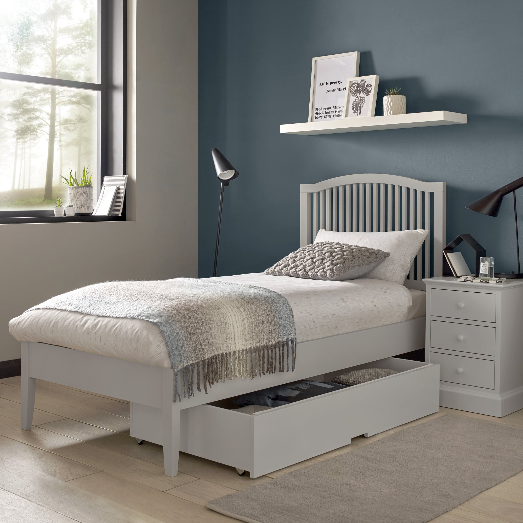 Palmer - Soft Grey Underbed Drawer