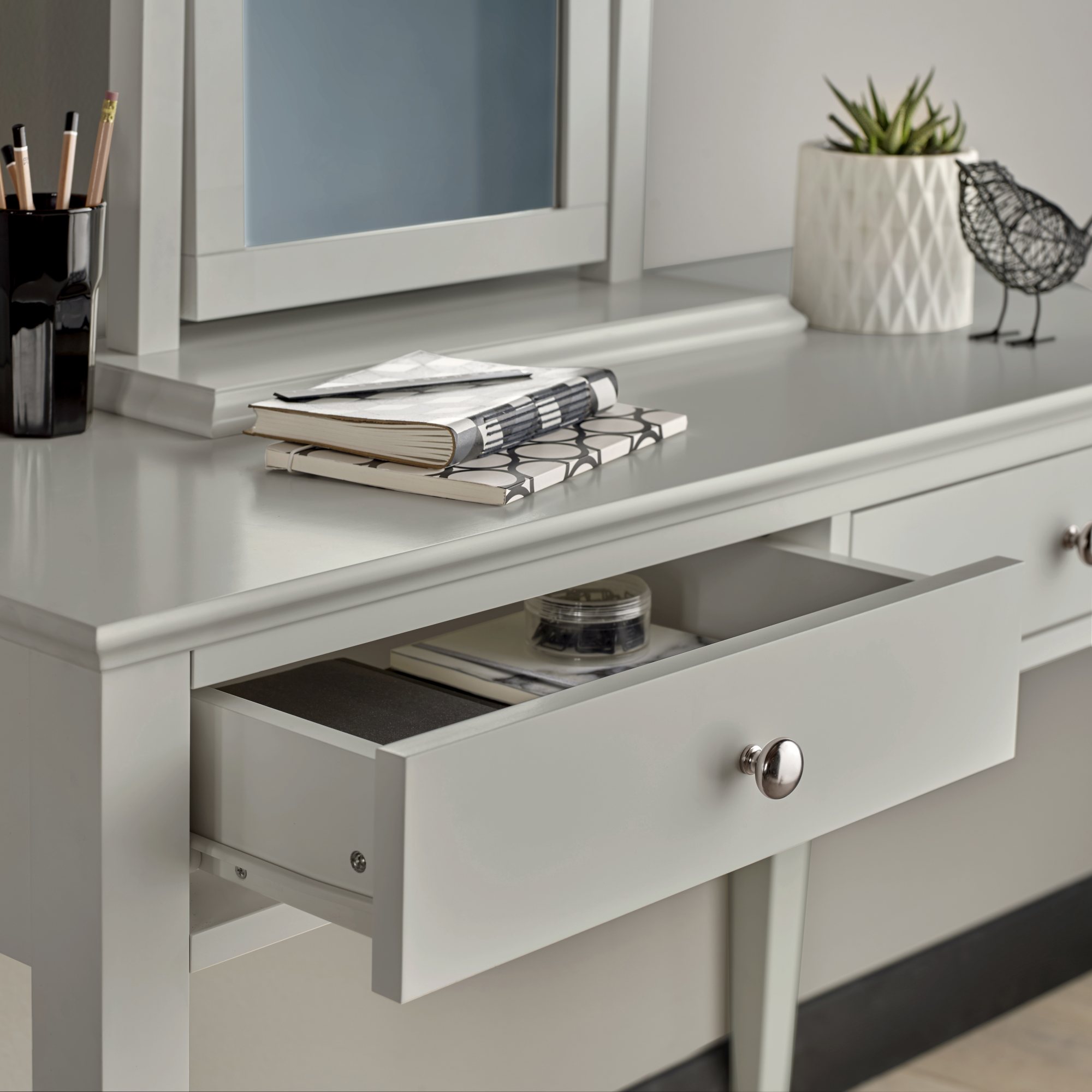 Palmer - Soft Grey Dressing Table
