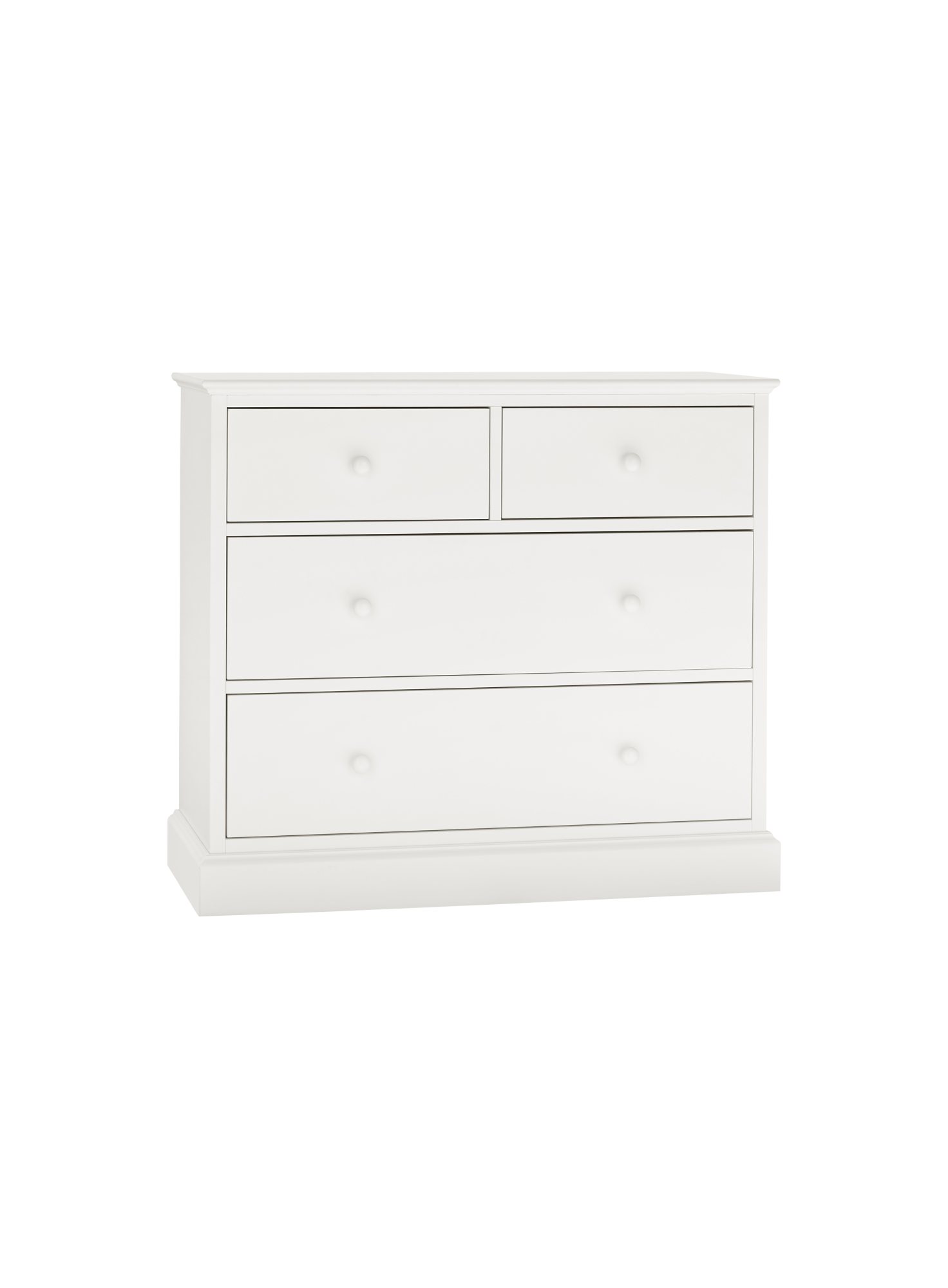 Palmer - White 4 Drawer Chest