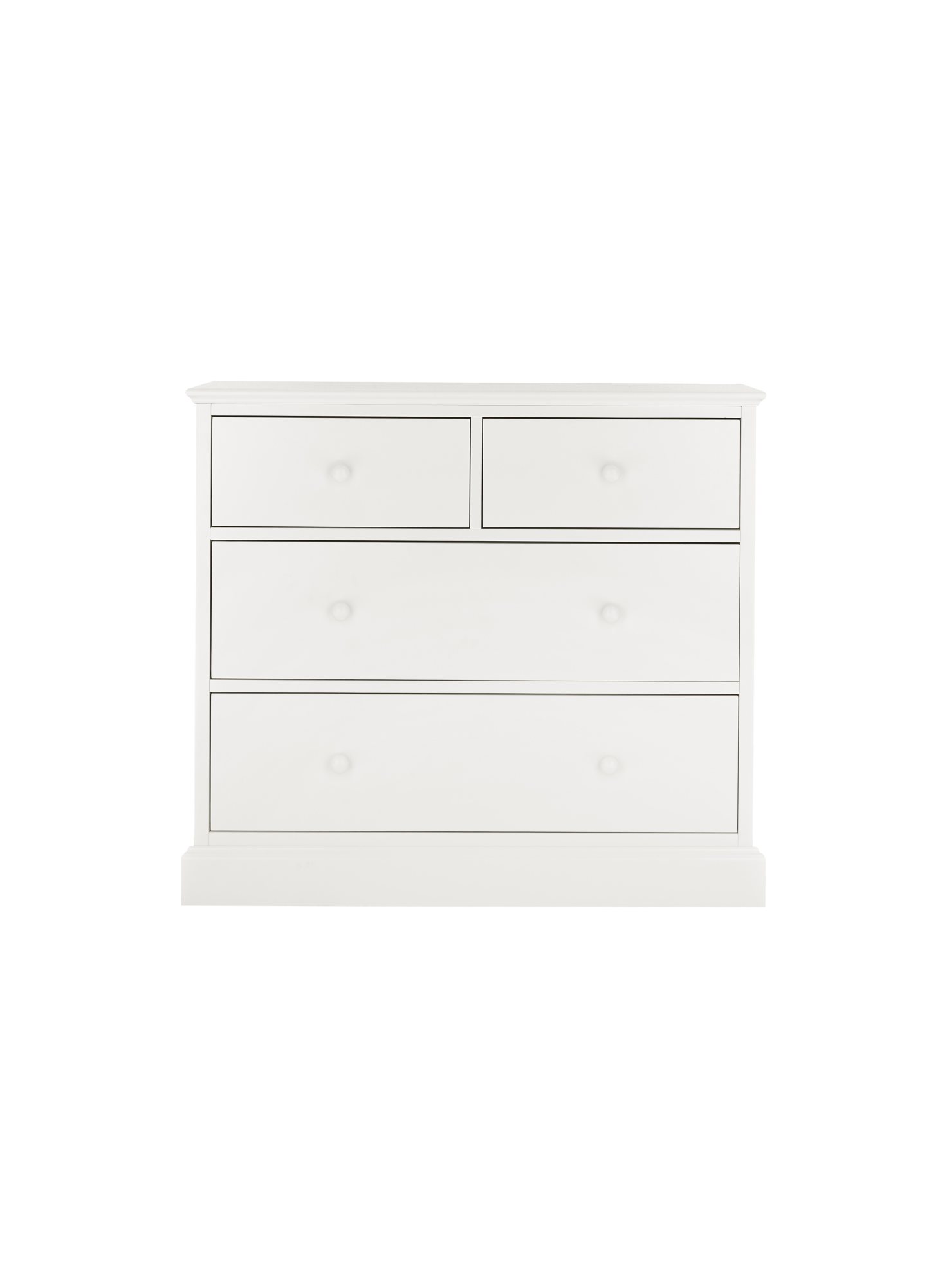 Palmer - White 4 Drawer Chest