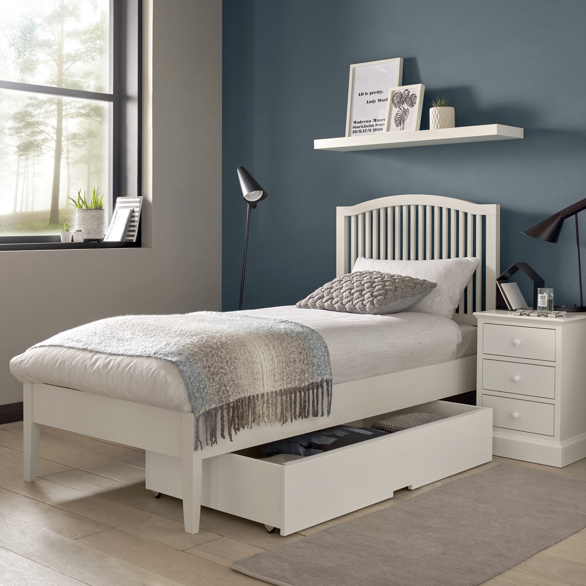 Palmer - White Underbed Drawer