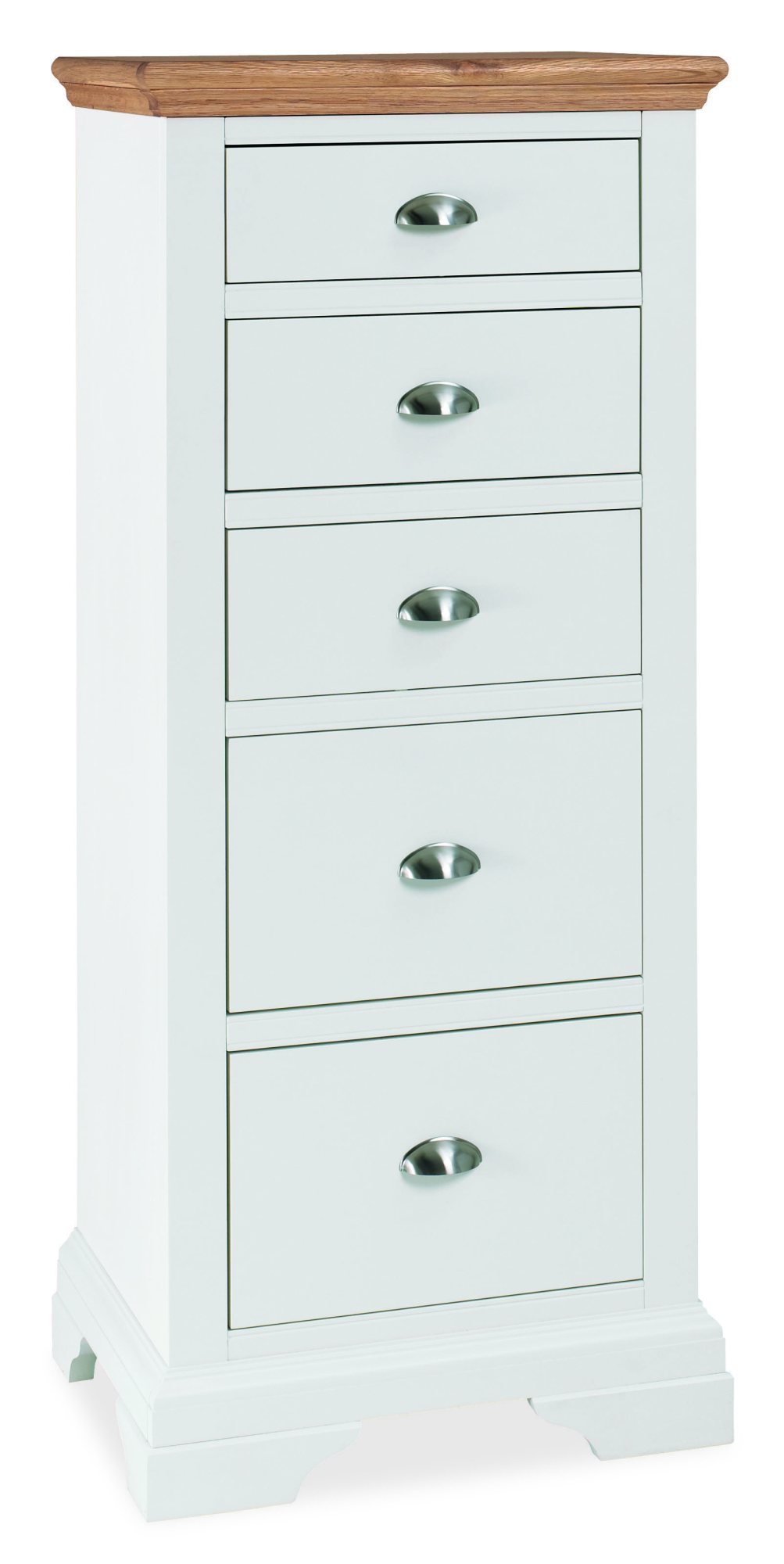 Colman Two Tone 5 Drawer Tall Chest