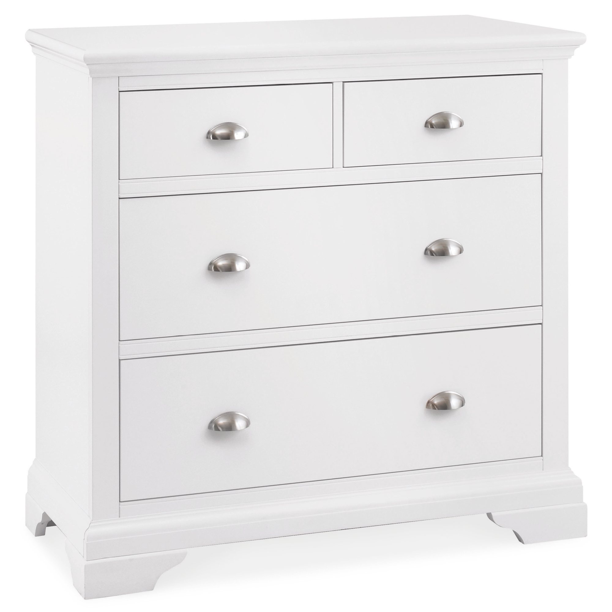 Colman White 2+2 Drawer Chest