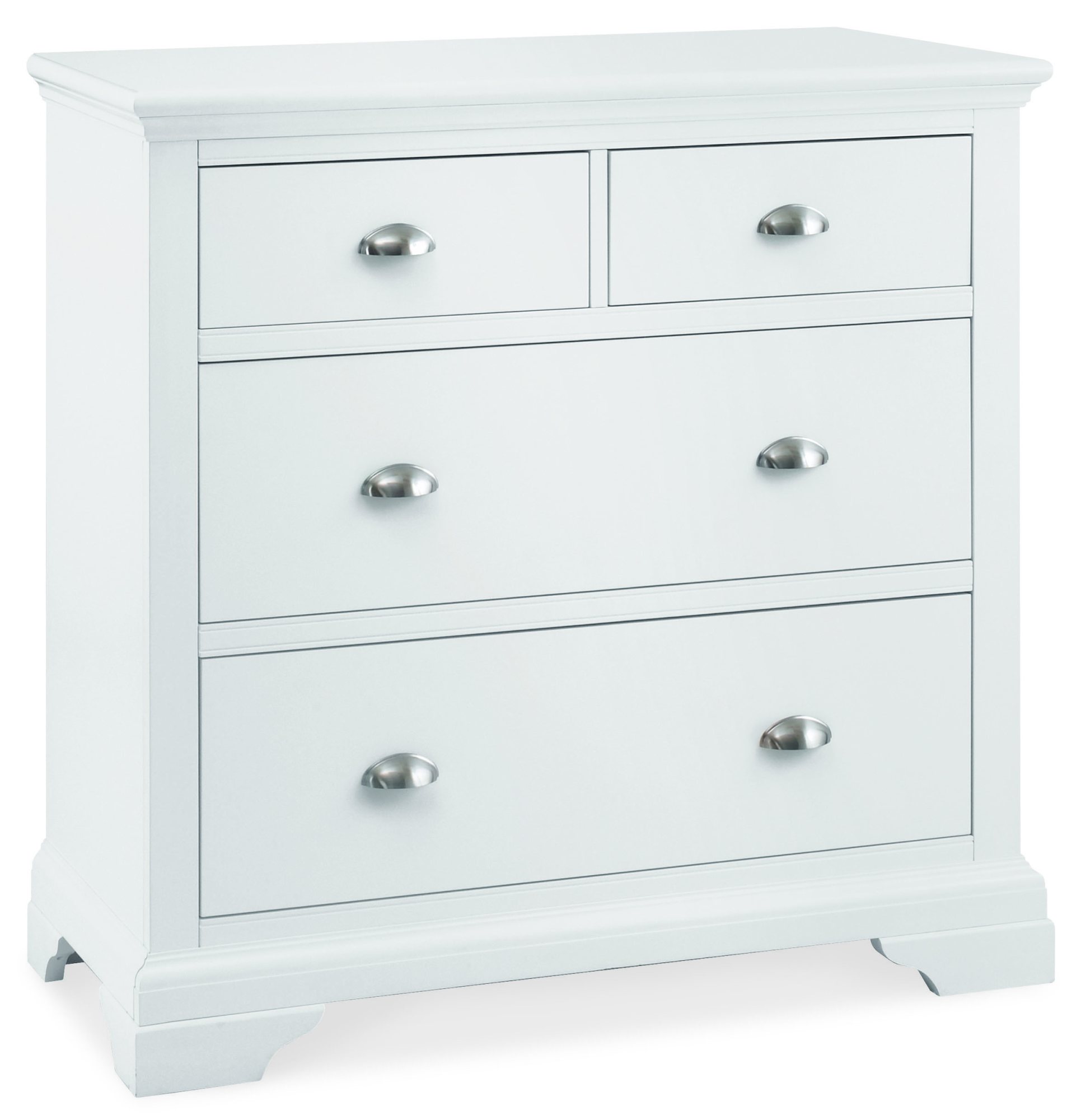 Colman White 2+2 Drawer Chest