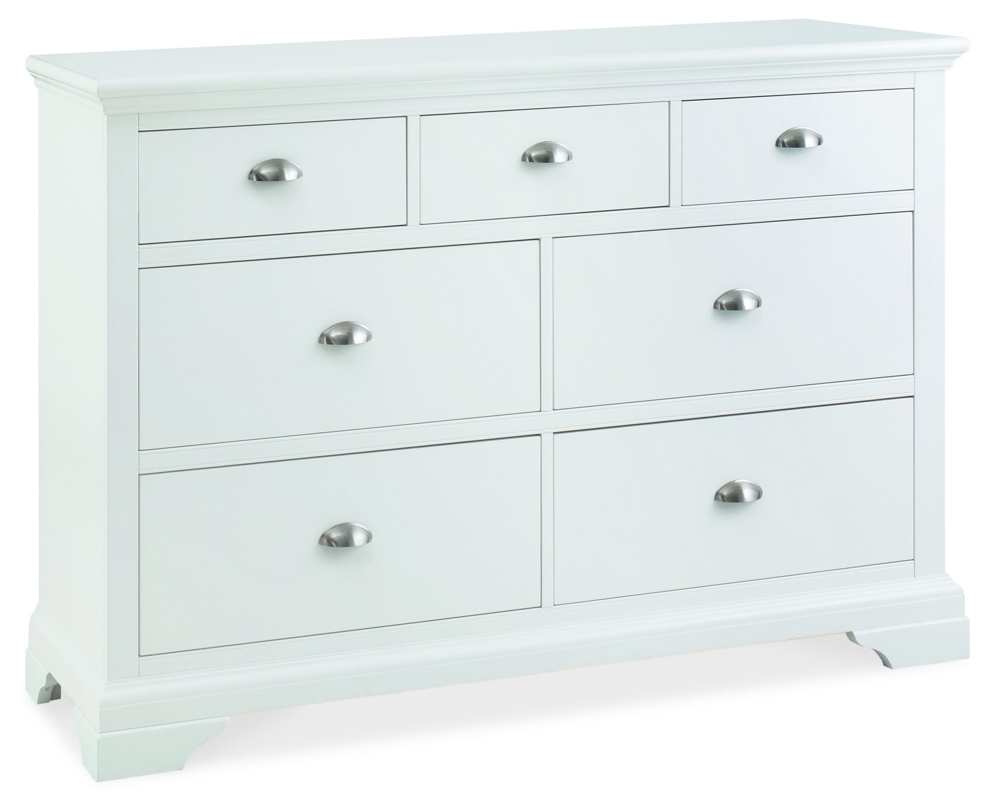 Colman White 3+4 Drawer Chest