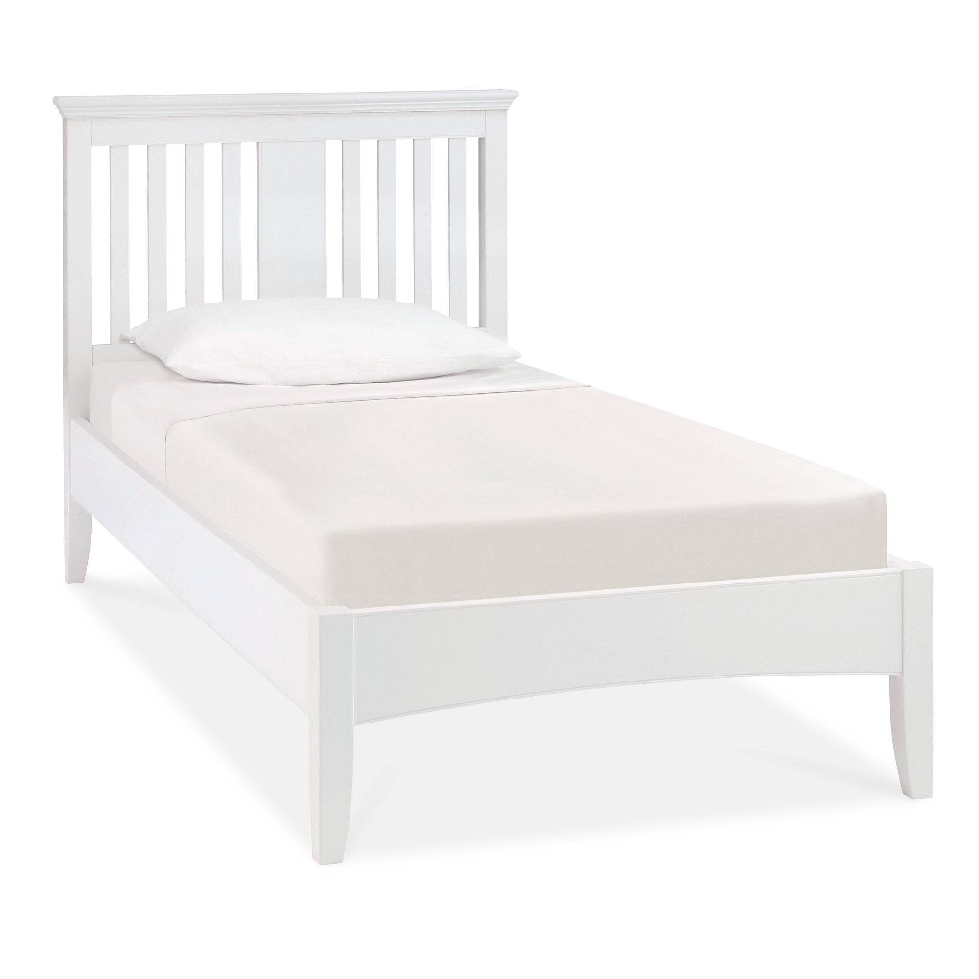 Colman White Bed Frame Single 90cm