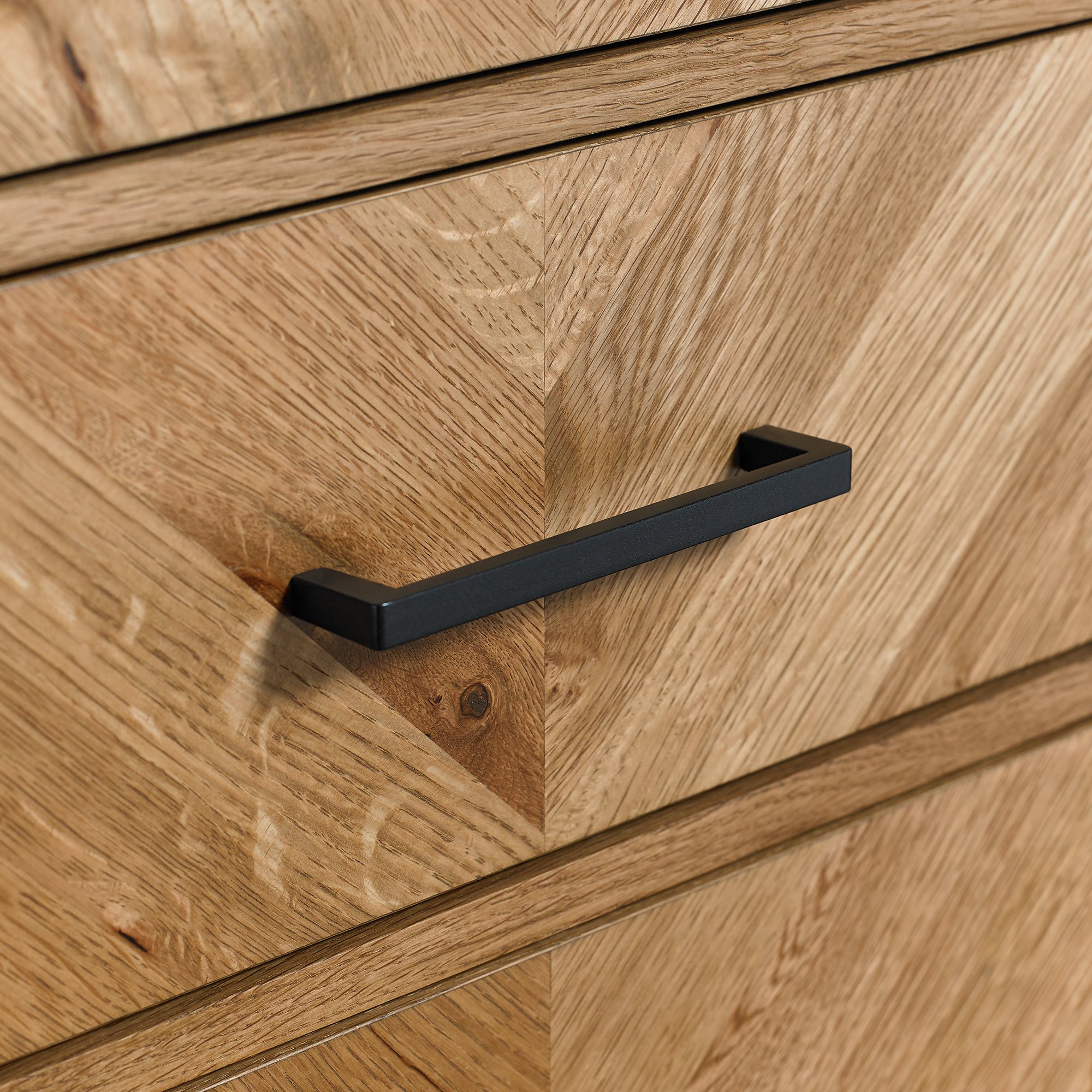 Varo - Rustic Oak 3 Drawer Chest