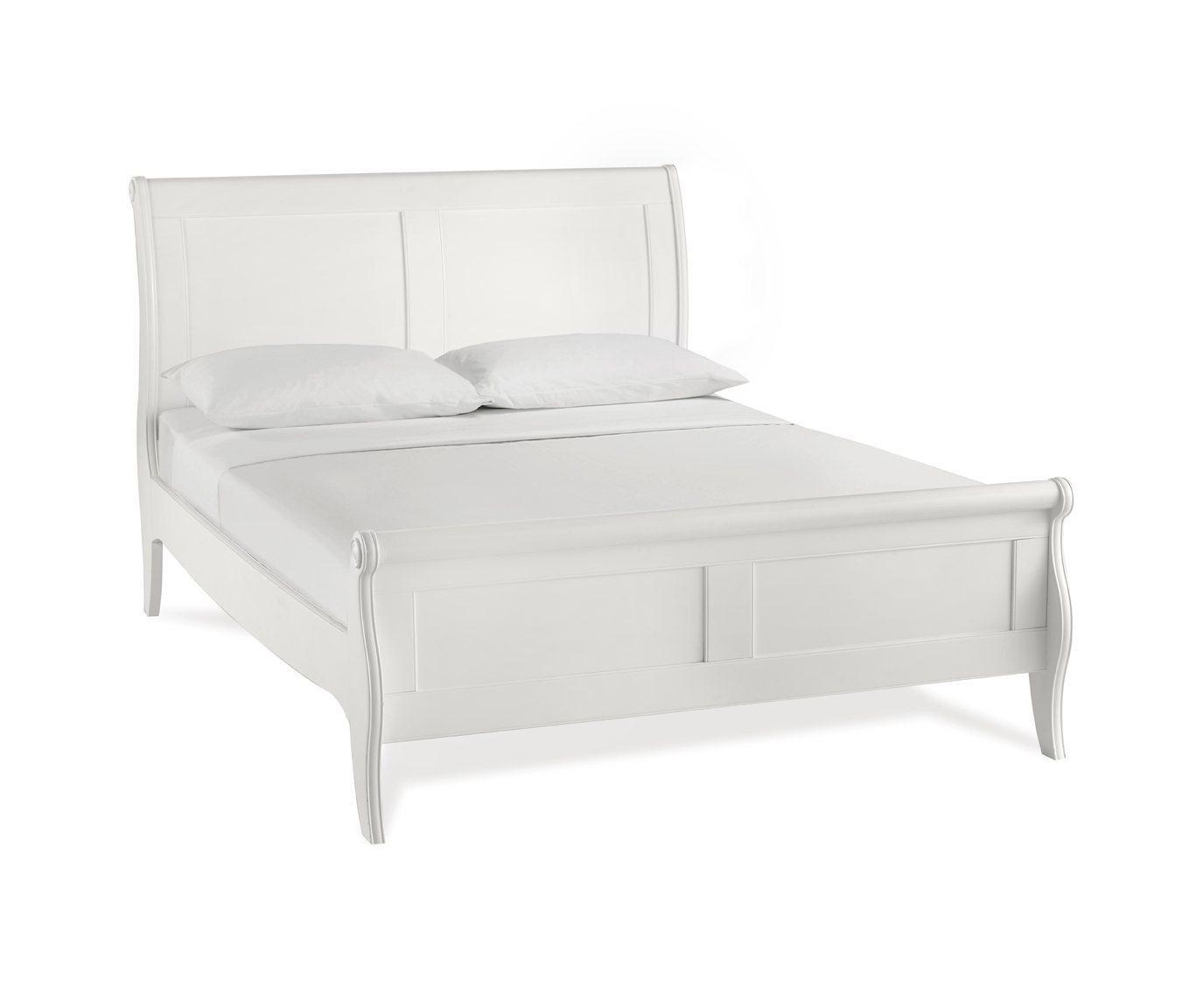 Venet - White King Bed Frame 150cm