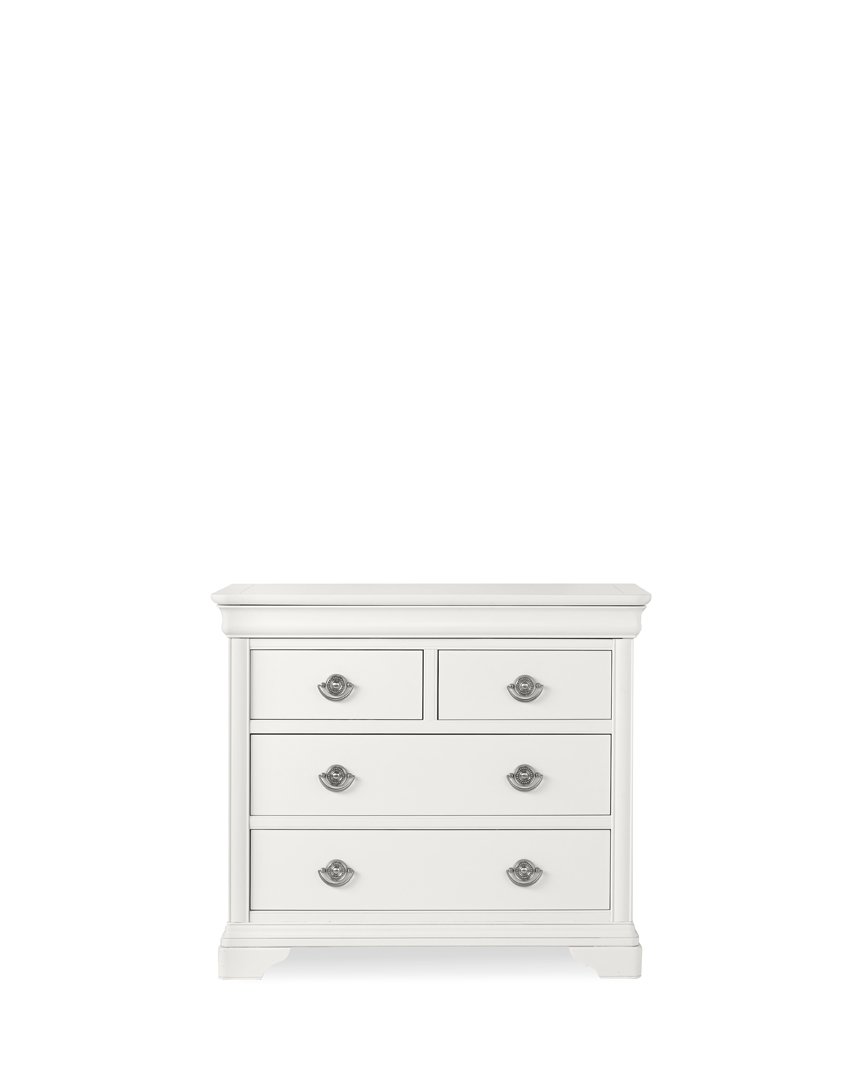 Venet - White 4 Drawer Chest