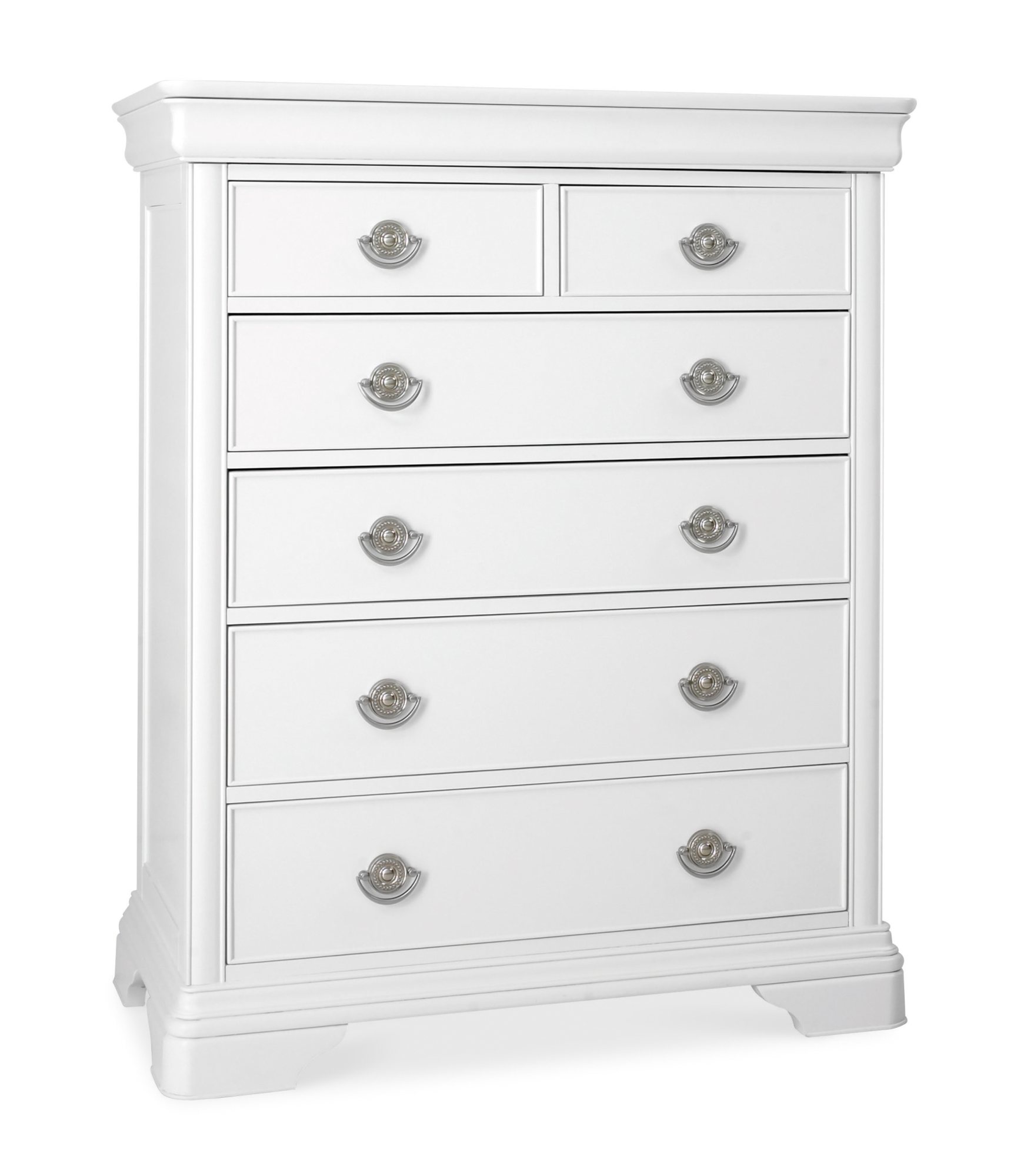 Venet White 2+4 Drawer Chest