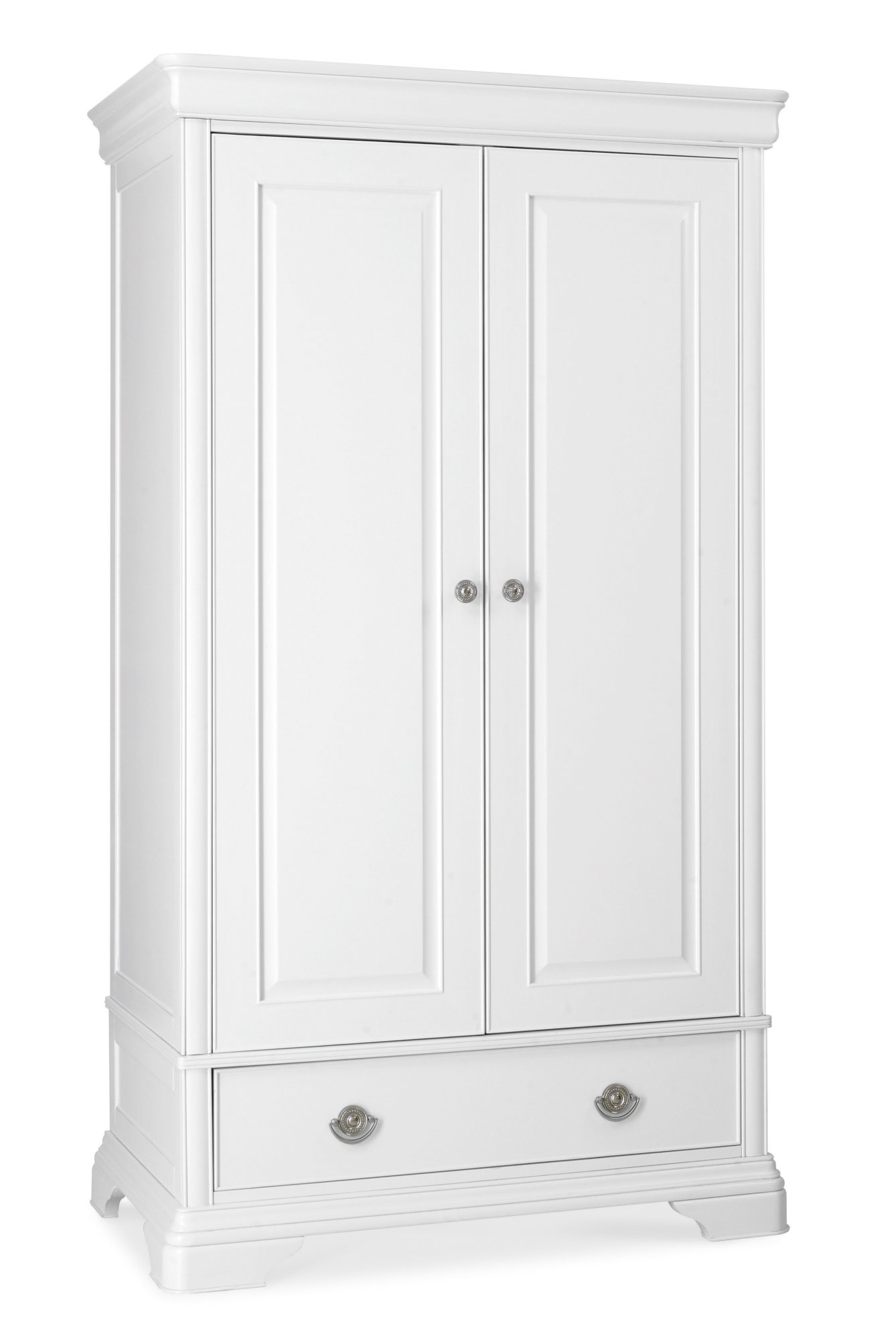 Venet - White Double Wardrobe