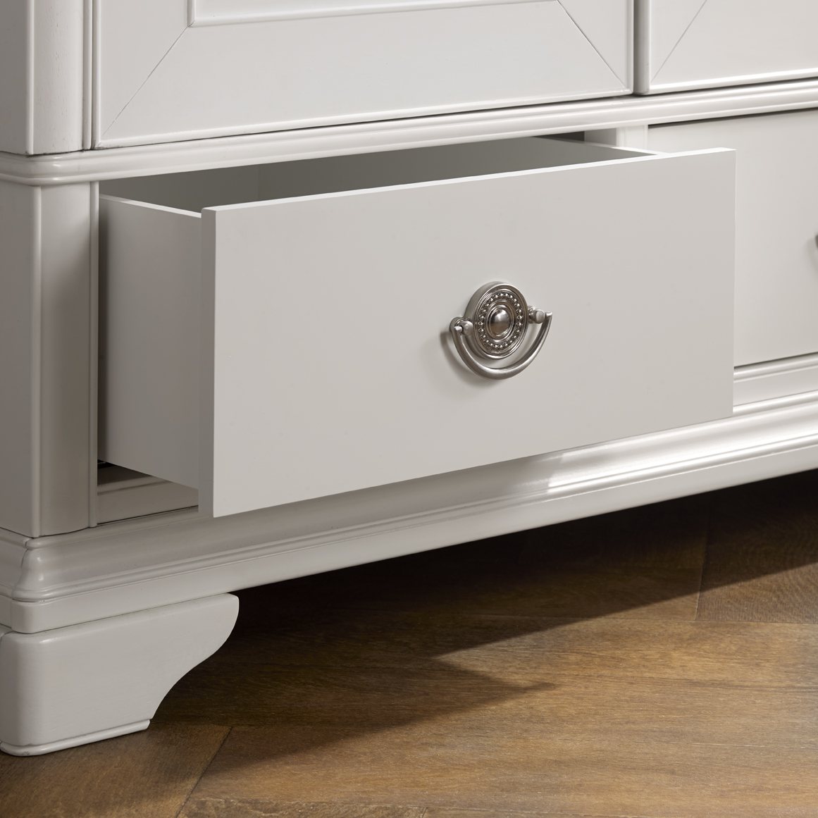 Venet - White Double Wardrobe