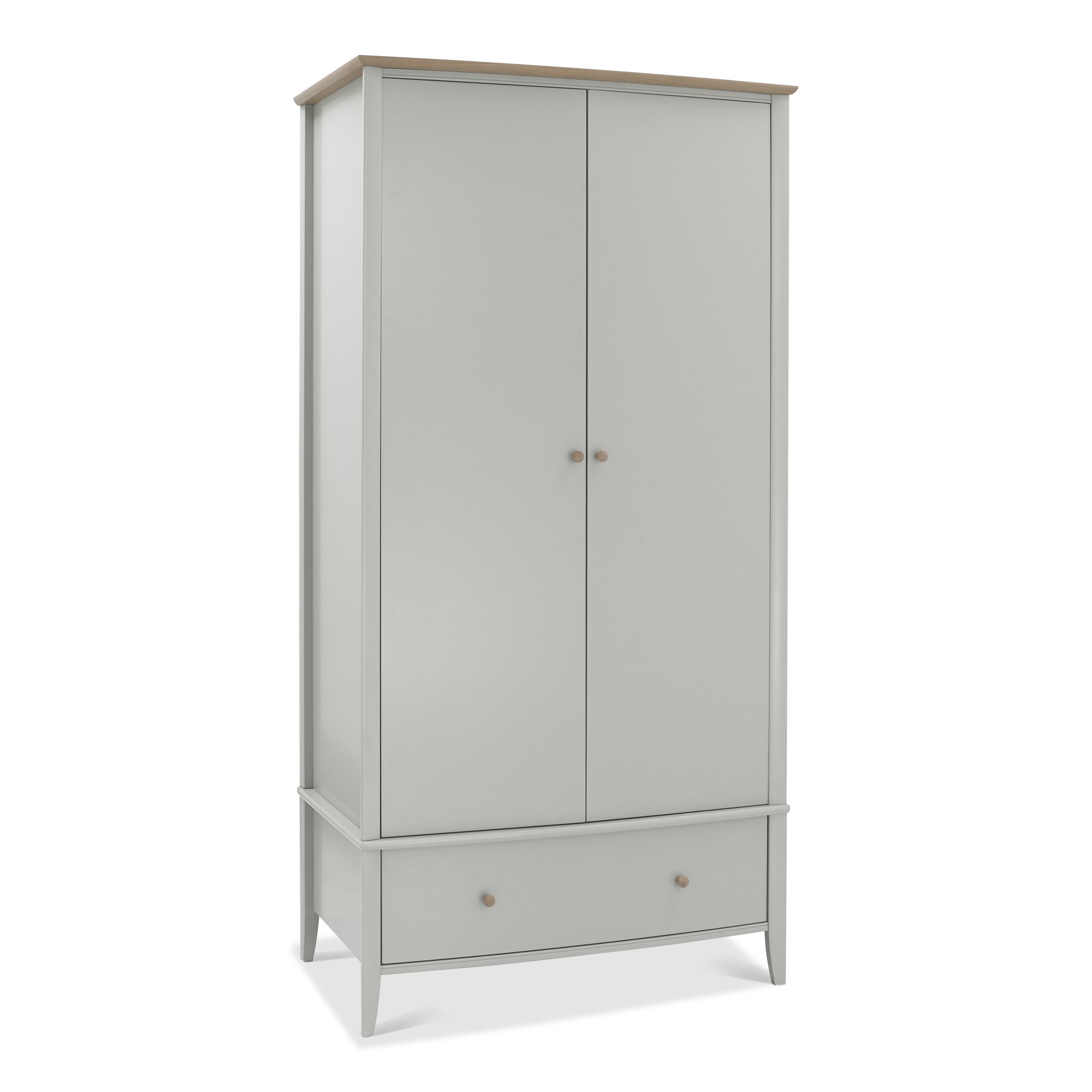 Larsen - Warm Grey Double Wardrobe