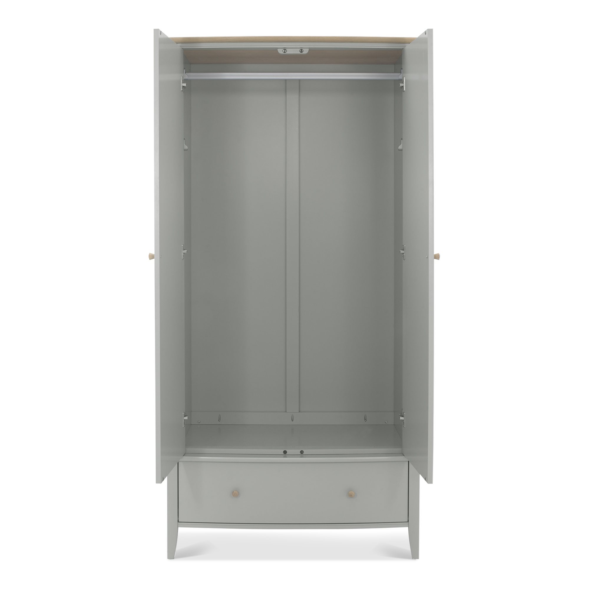 Larsen - Warm Grey Double Wardrobe