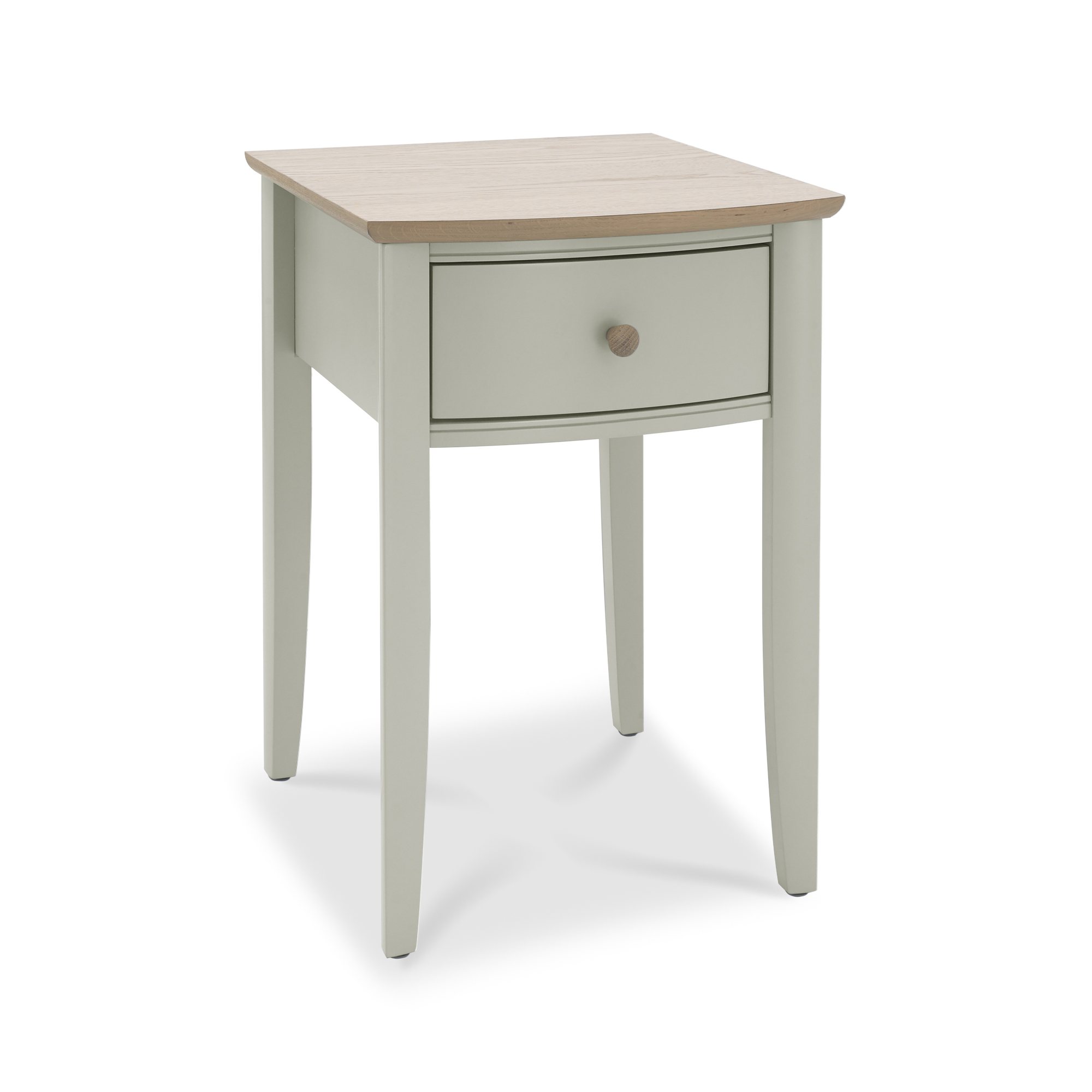Larsen - Soft Grey 1 Drawer Bedside Table