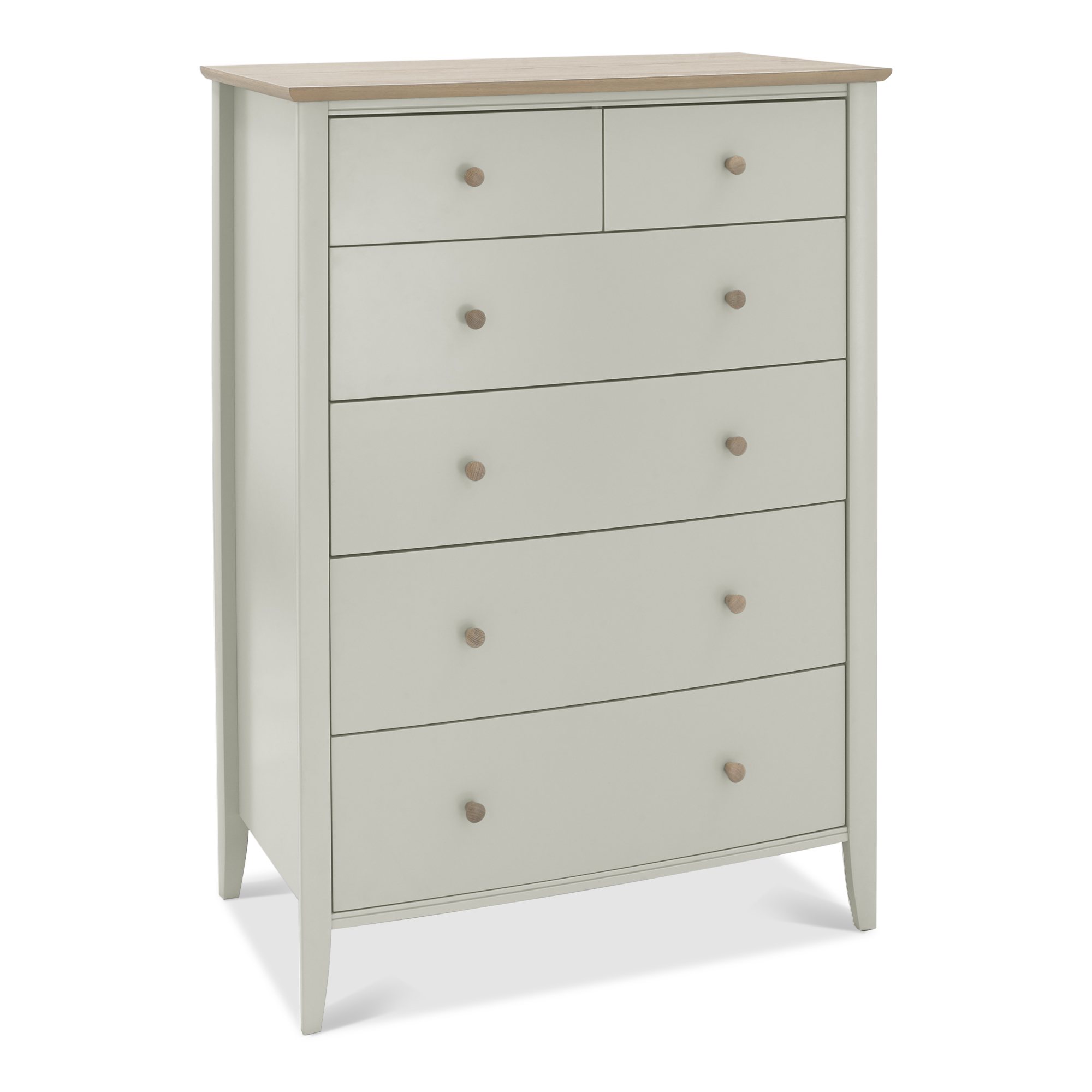 Larsen - Soft Grey 6 Drawer Tall Chest