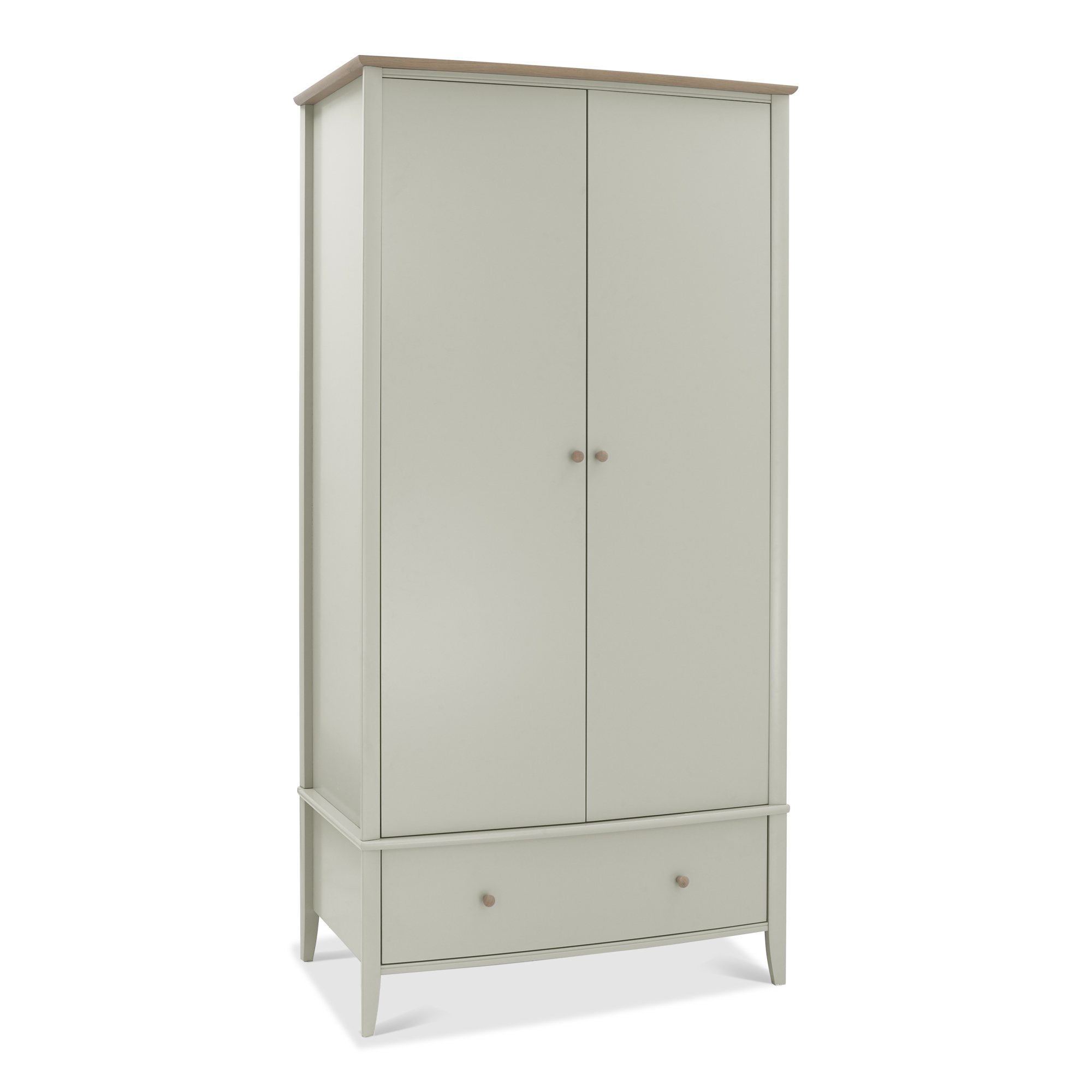 Larsen - Soft Grey Double Wardrobe