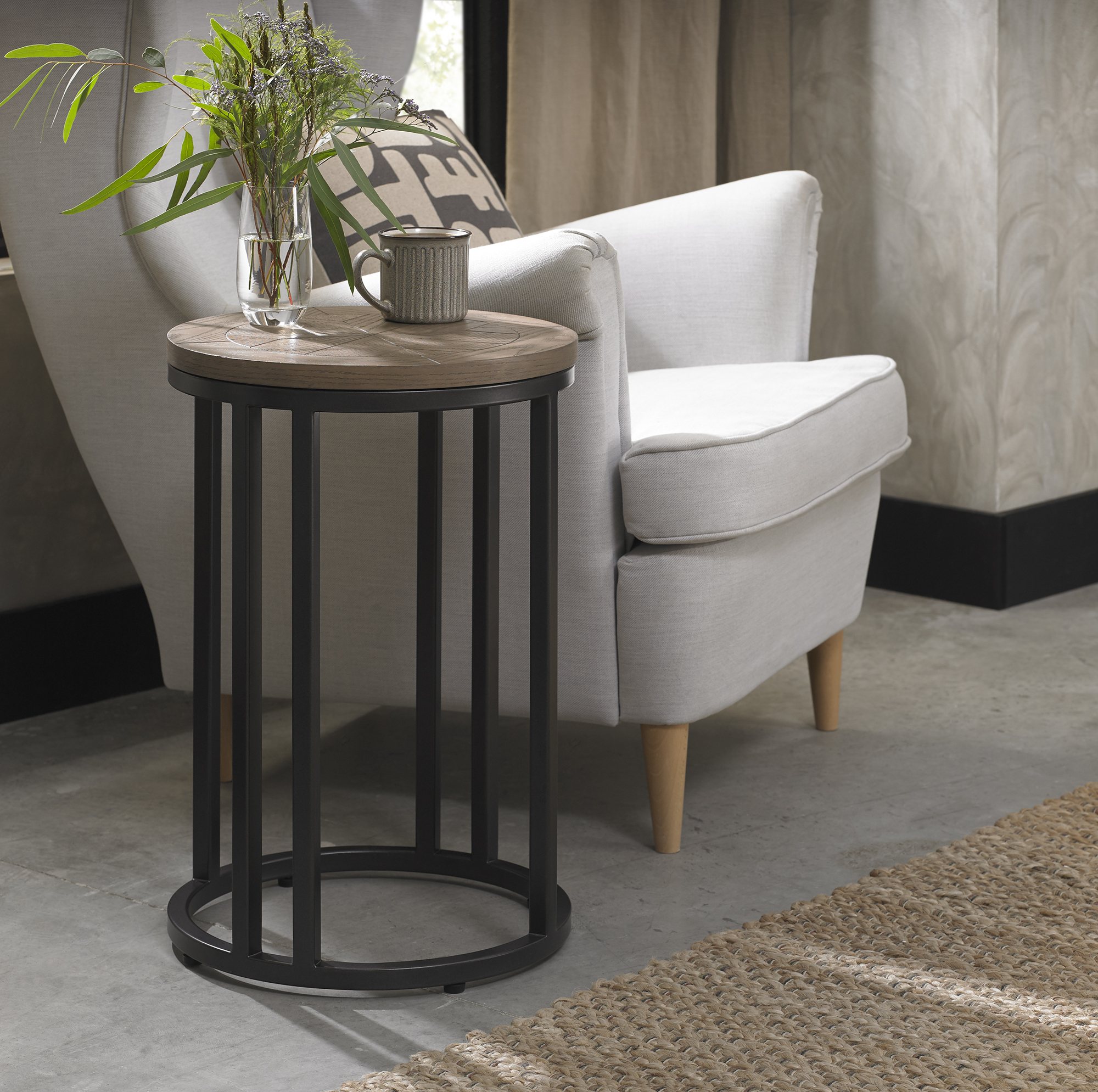 Lloyd Weathered Ash Side Table