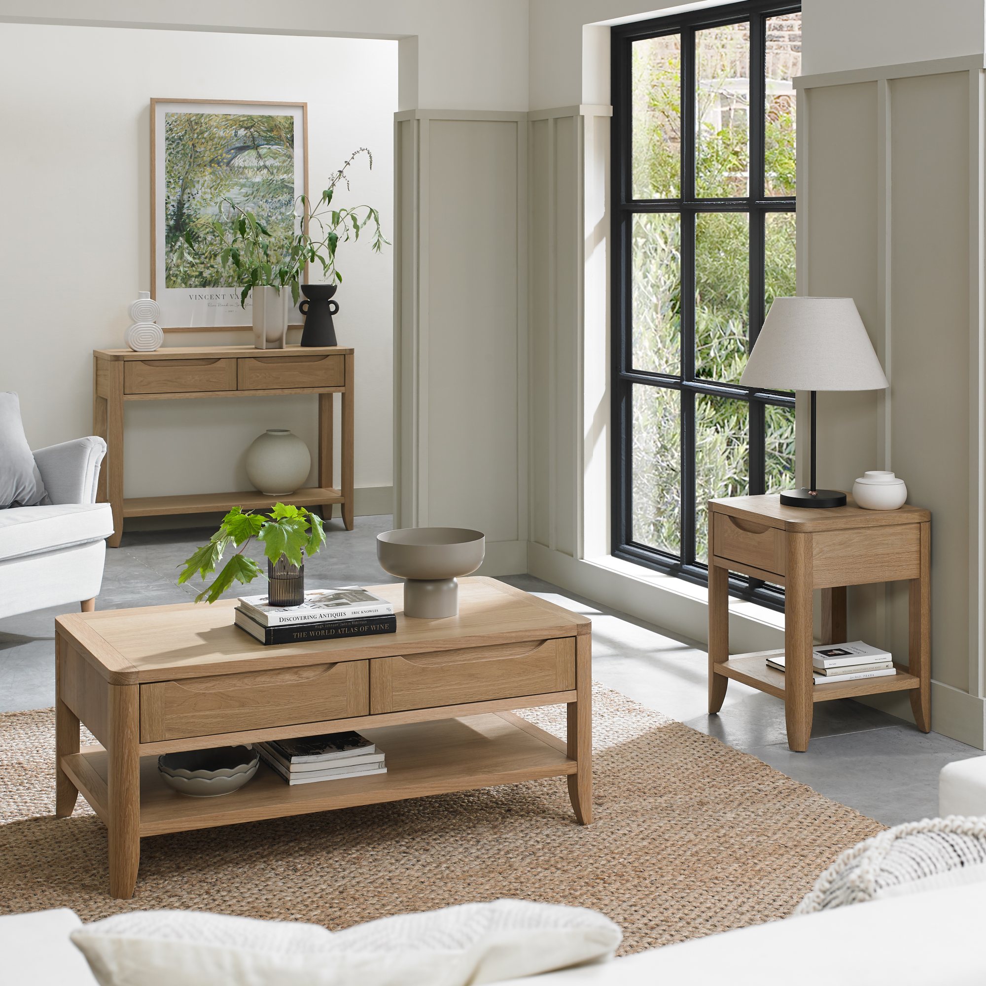 Rushbury - Oak Lamp Table