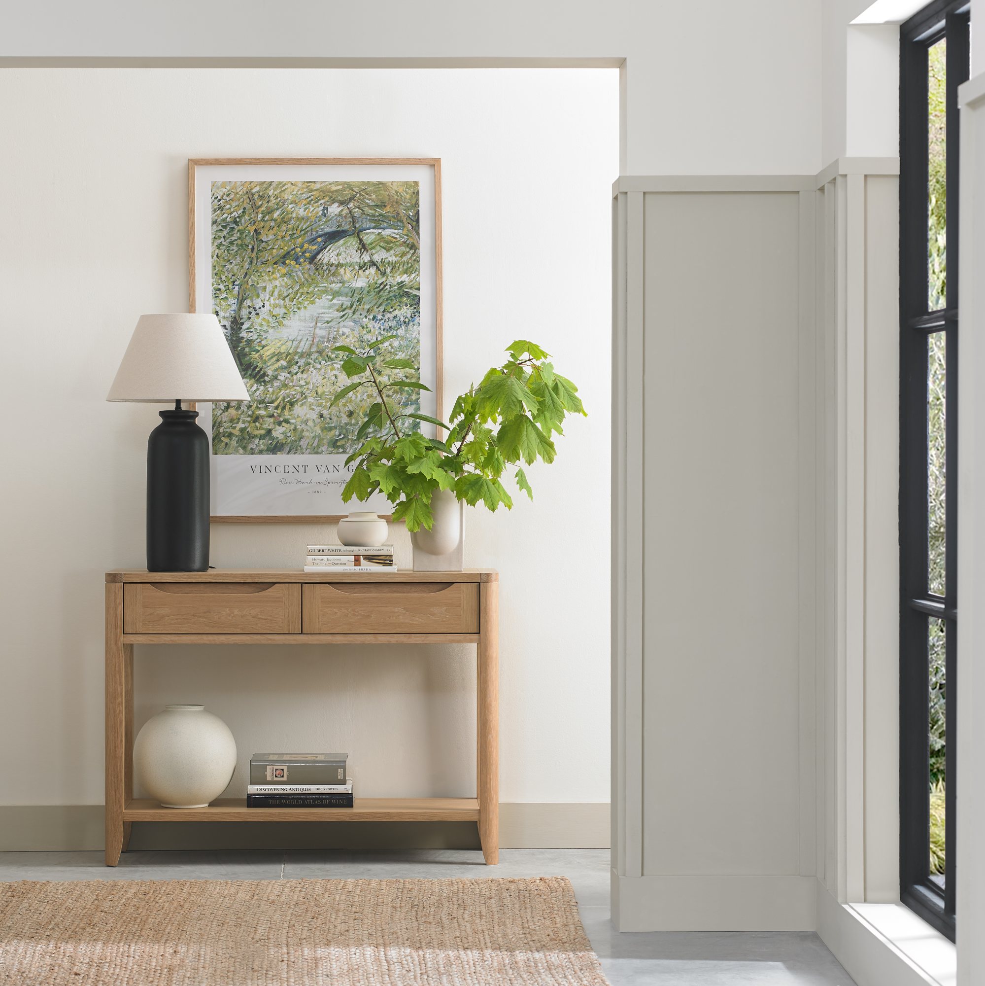 Rushbury Oak Console Table