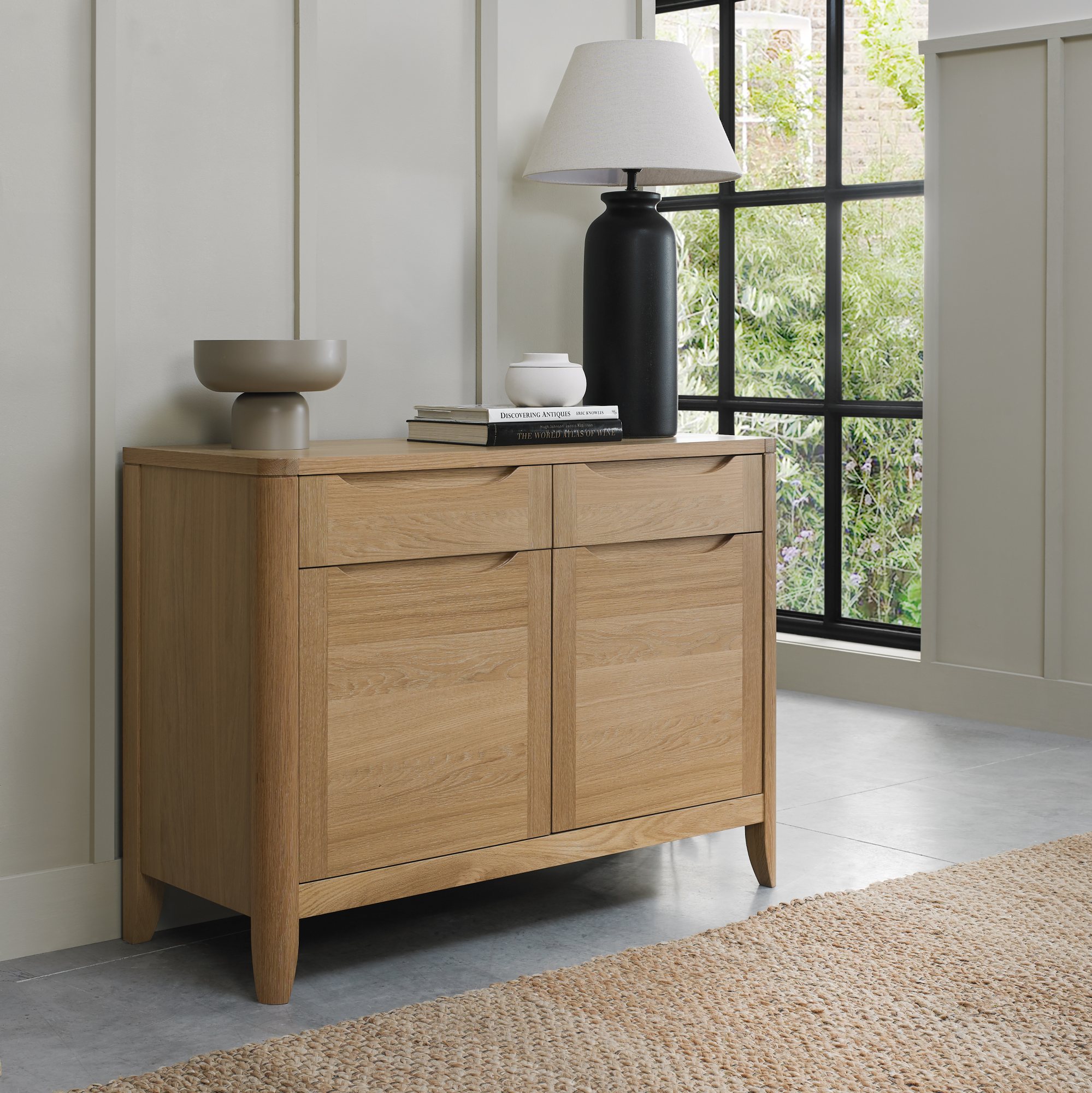 Rushbury Oak Narrow Sideboard