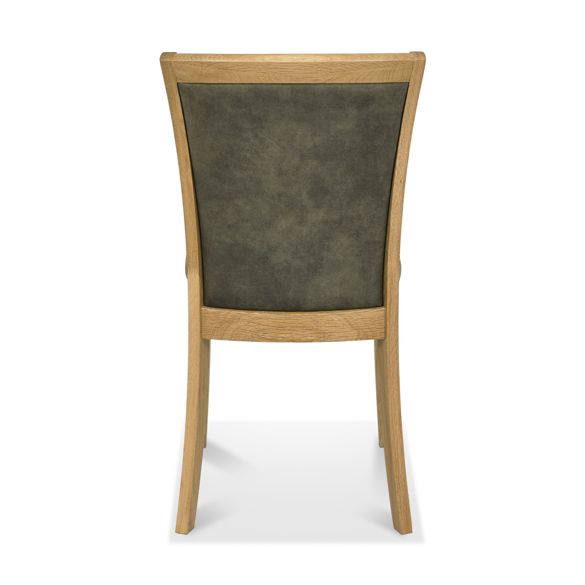 Rushbury - Oak Dining Chair in Mocha Fabric (Pair)