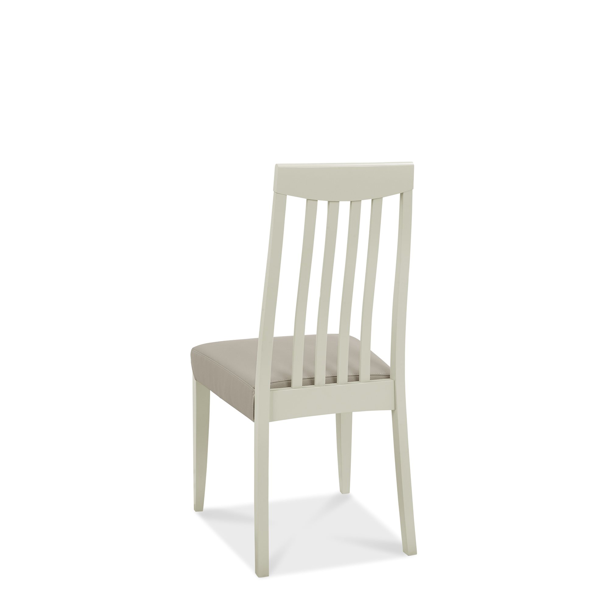 Jasper - Grey Washed Oak 2-4 Seater Extendable Table & 2 Grey Bonded Leather Dining Chairs