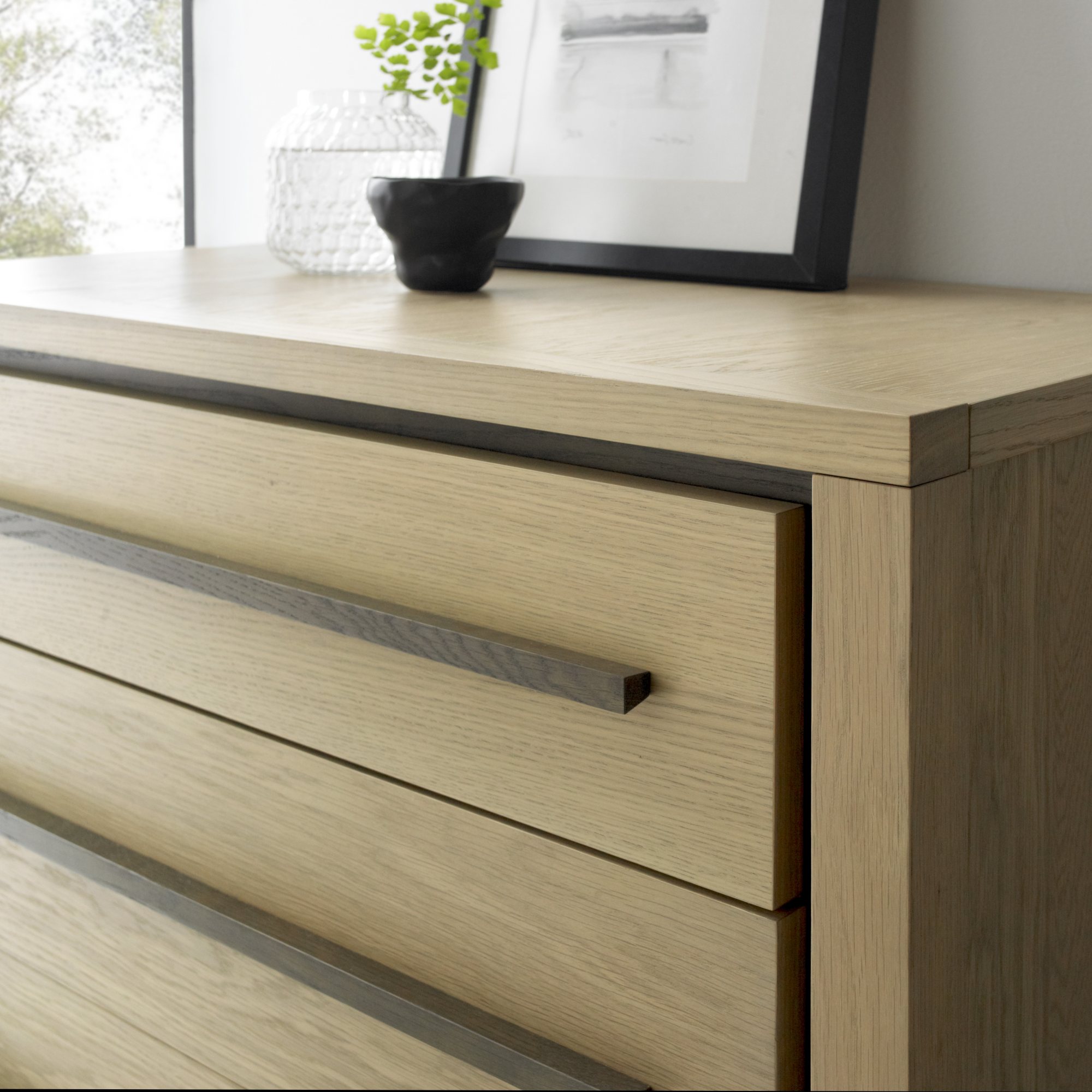 Rimini - Aged Oak 3 Drawer Chest