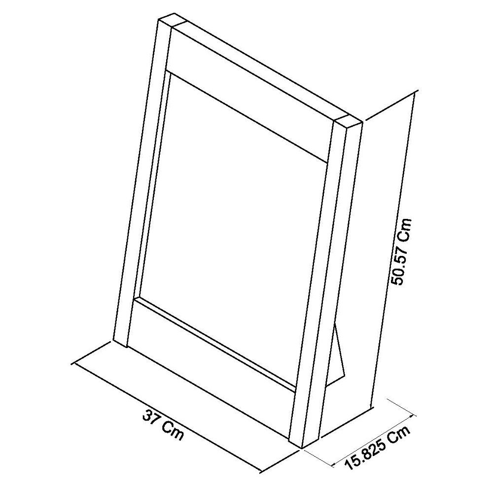 Rimini - Aged Oak Vanity Mirror
