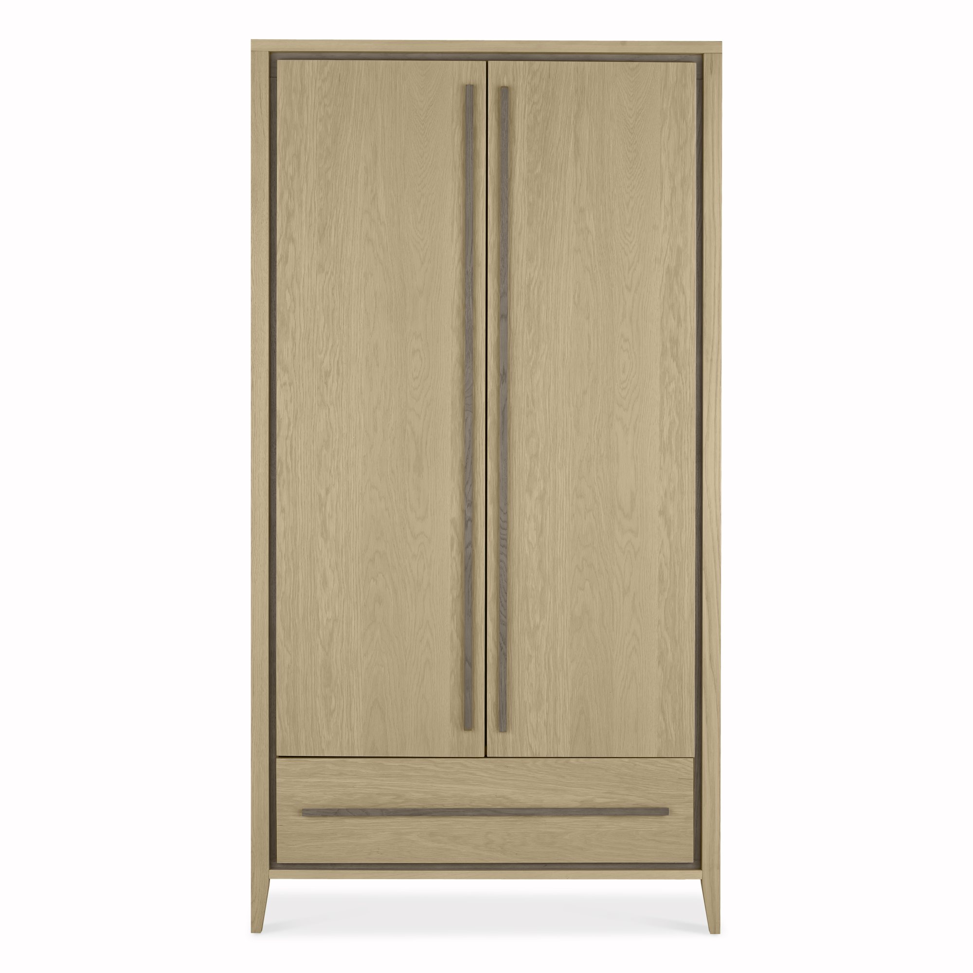 Rimini - Aged Oak Double Wardrobe