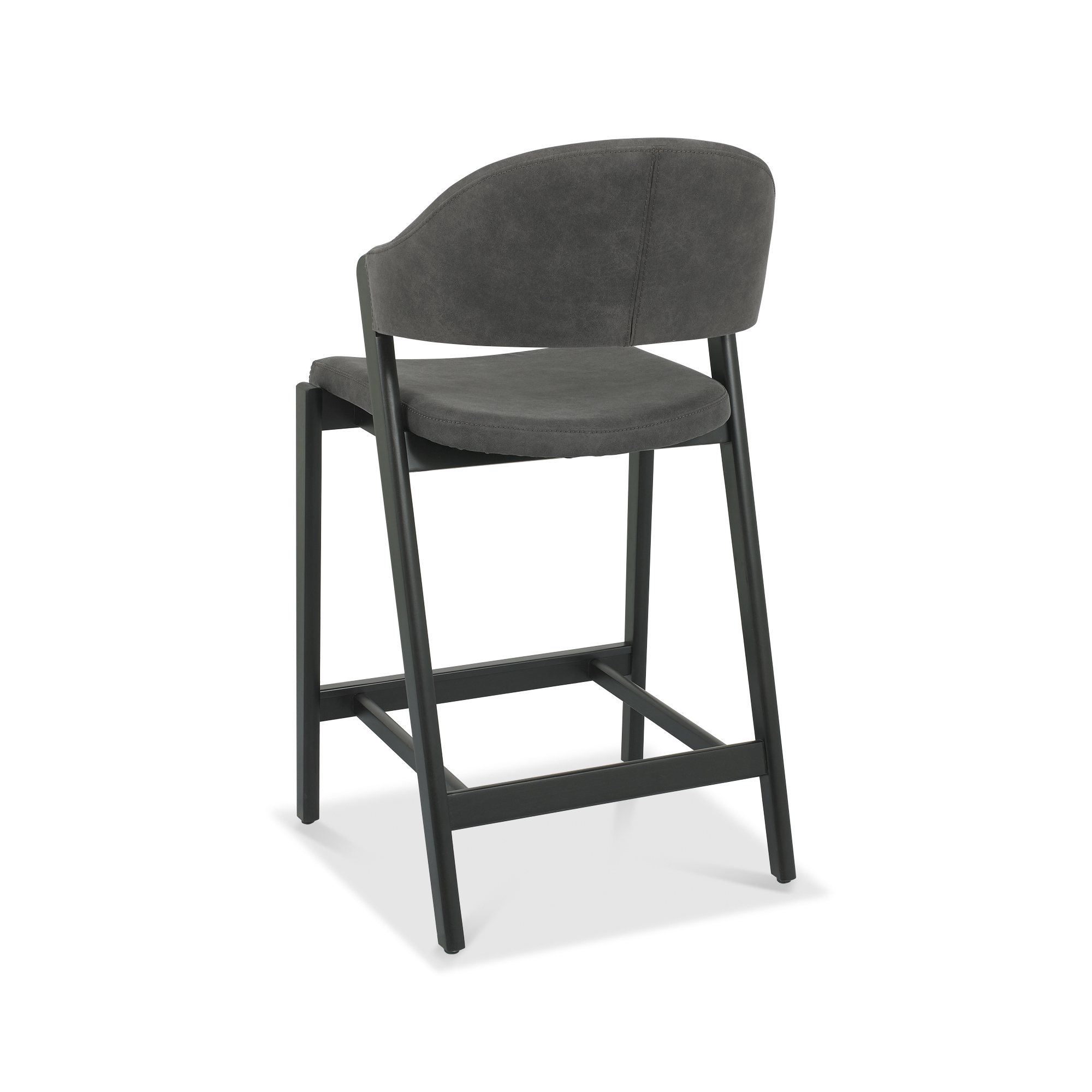 Rosen - Peppercorn Bar Stool in Dark Grey Fabric