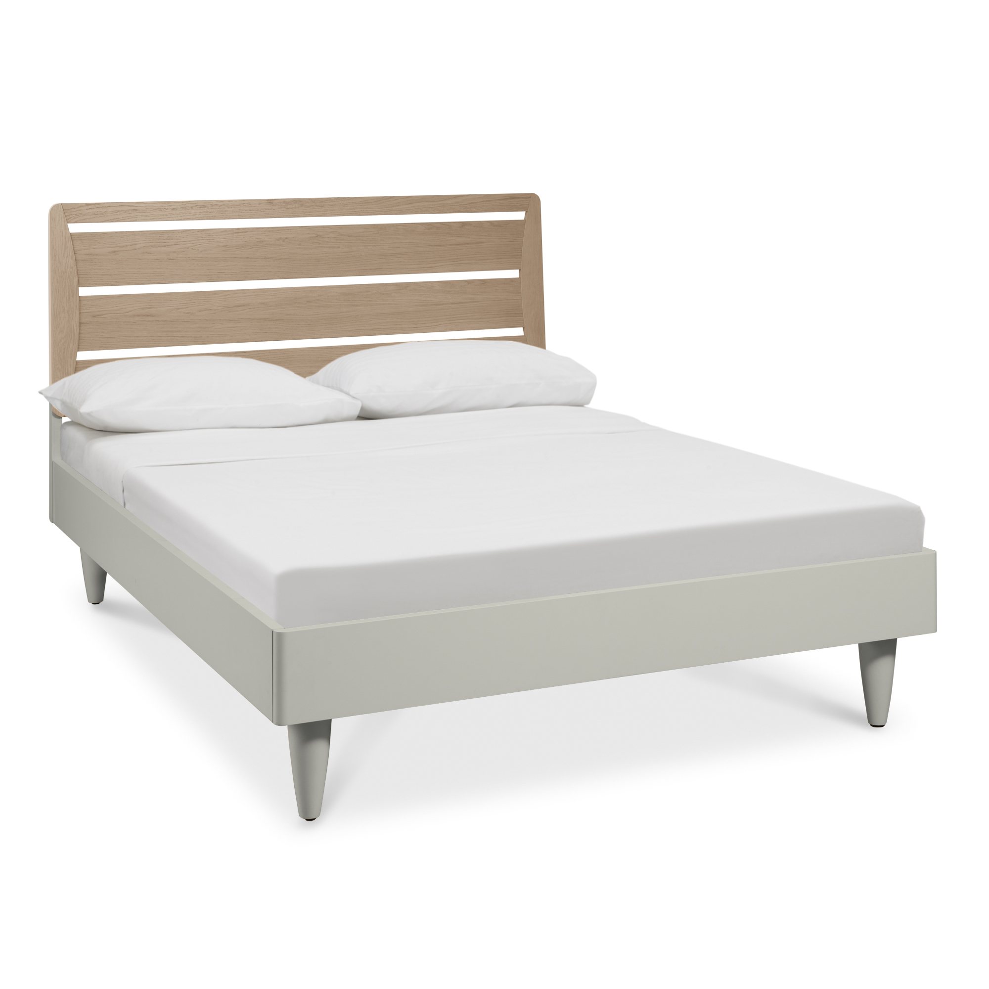 Norman - Scandi Oak King Bed Frame 150cm
