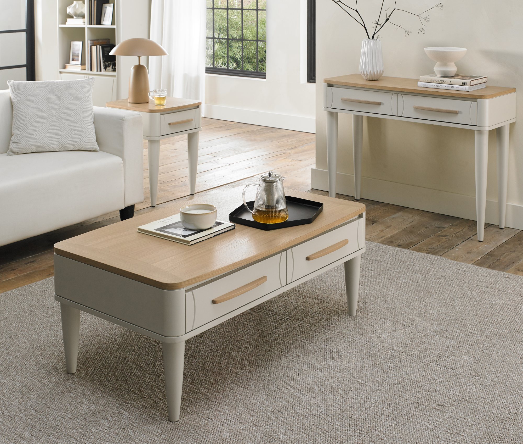 Norman - Scandi Oak Lamp Table