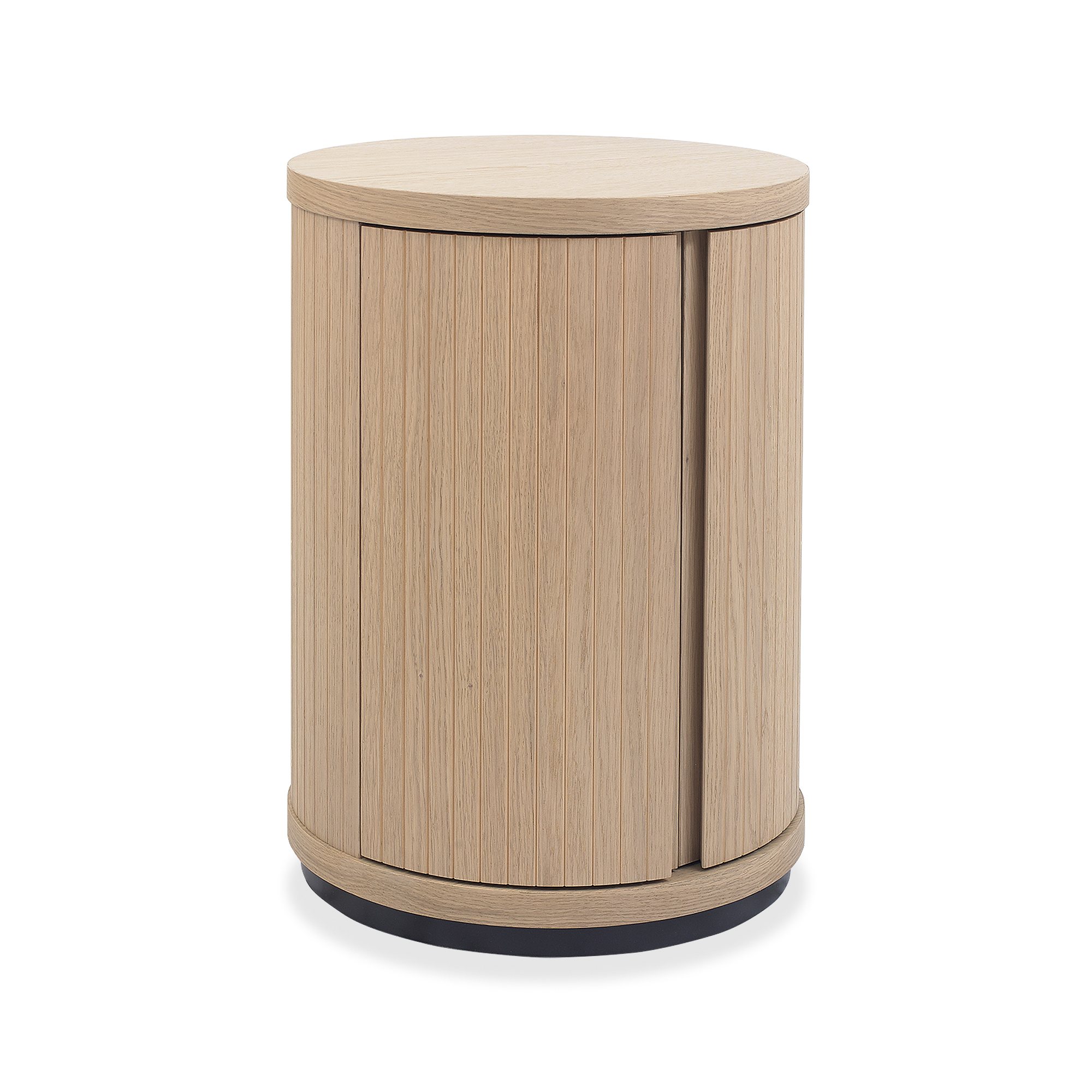 Astra - Scandi Oak Round Lamp Table