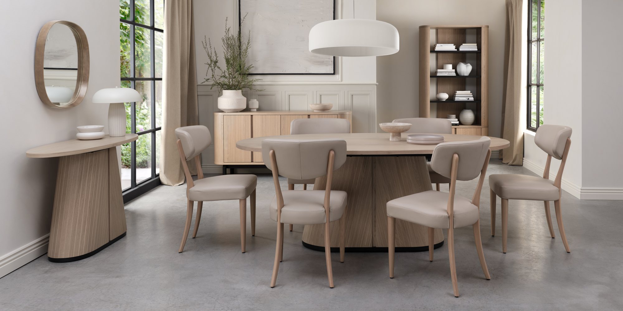 Astra - Scandi Oak Wide Sideboard