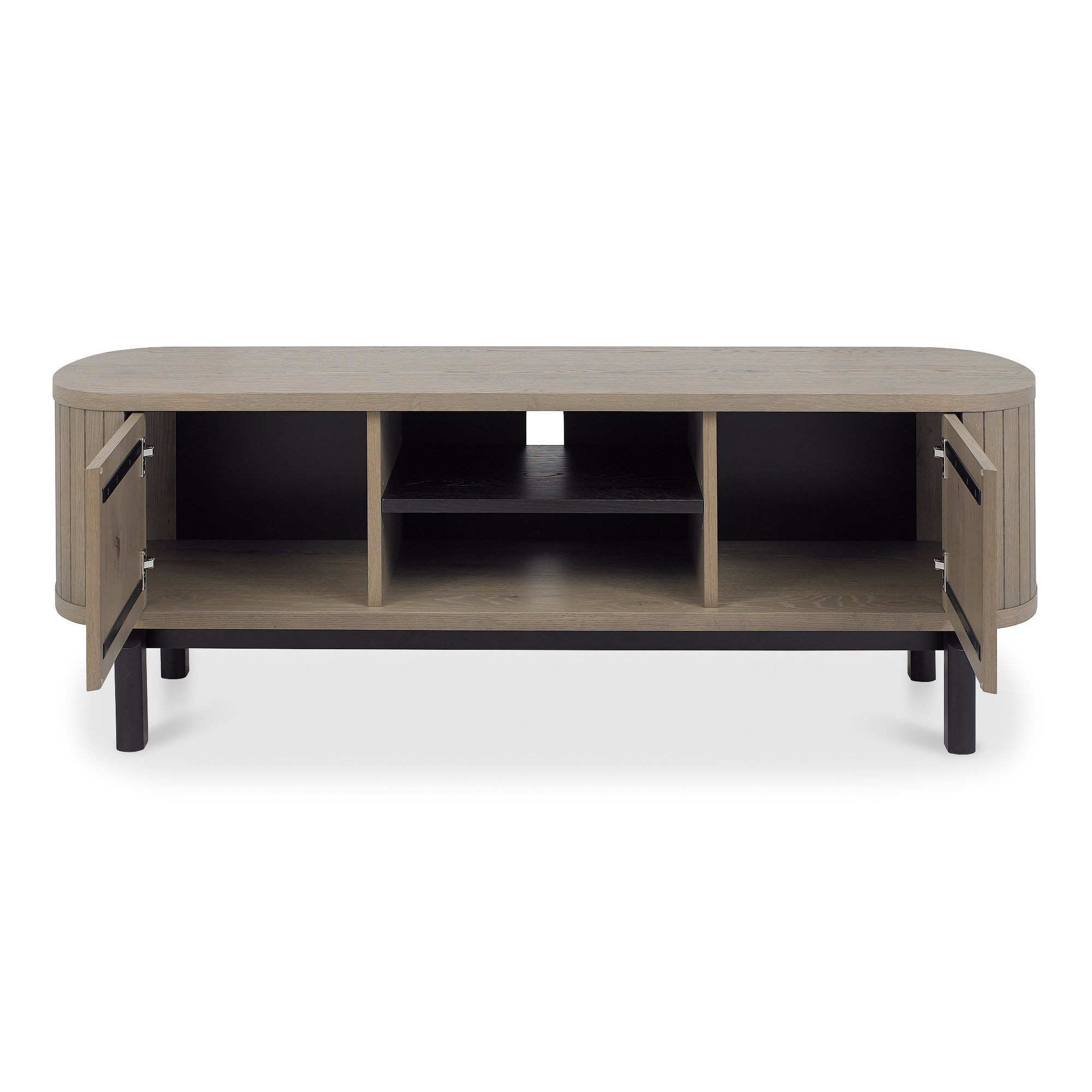 Astra - Grey Oiled Oak Media Unit