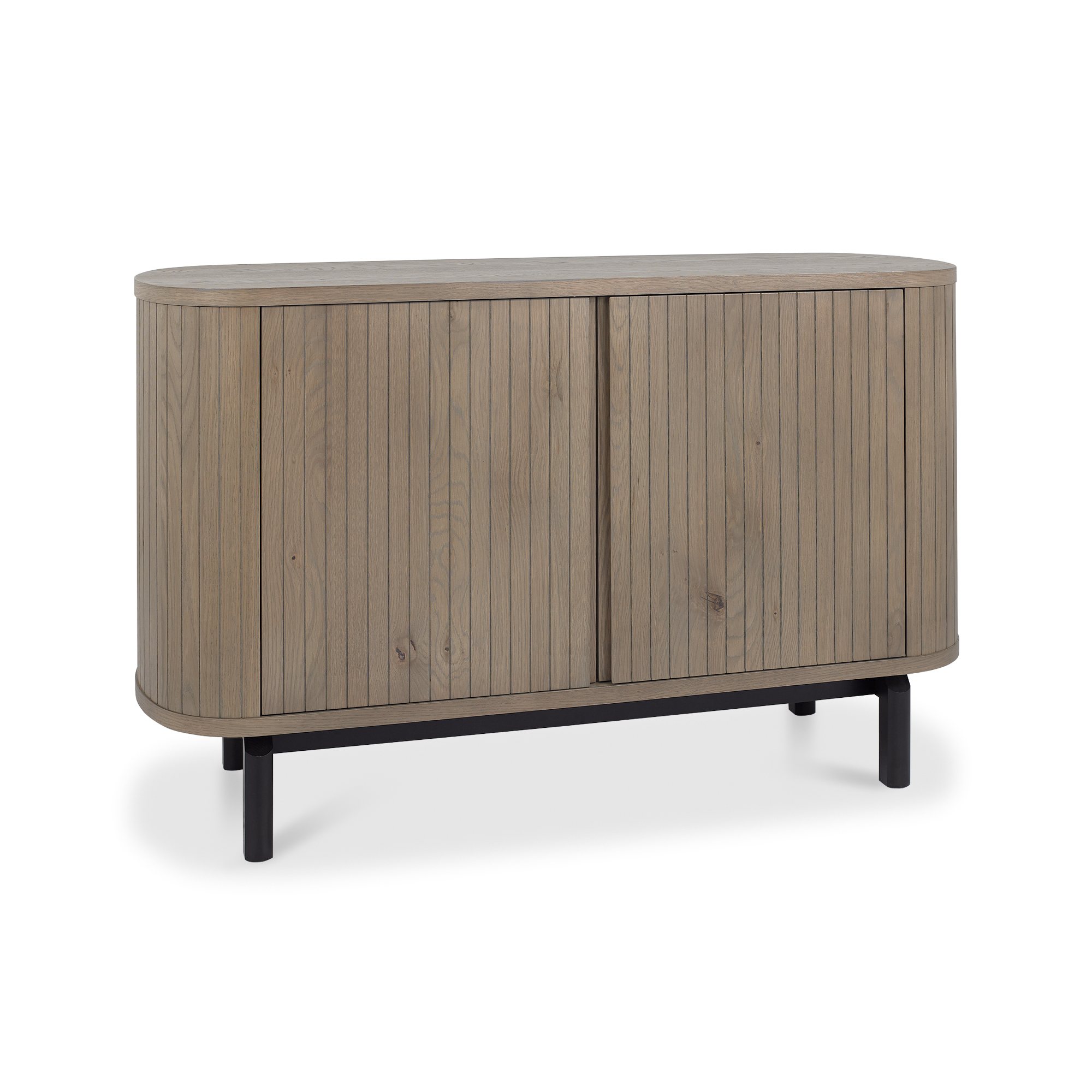 Astra - Grey Oiled Oak Narrow Sideboard