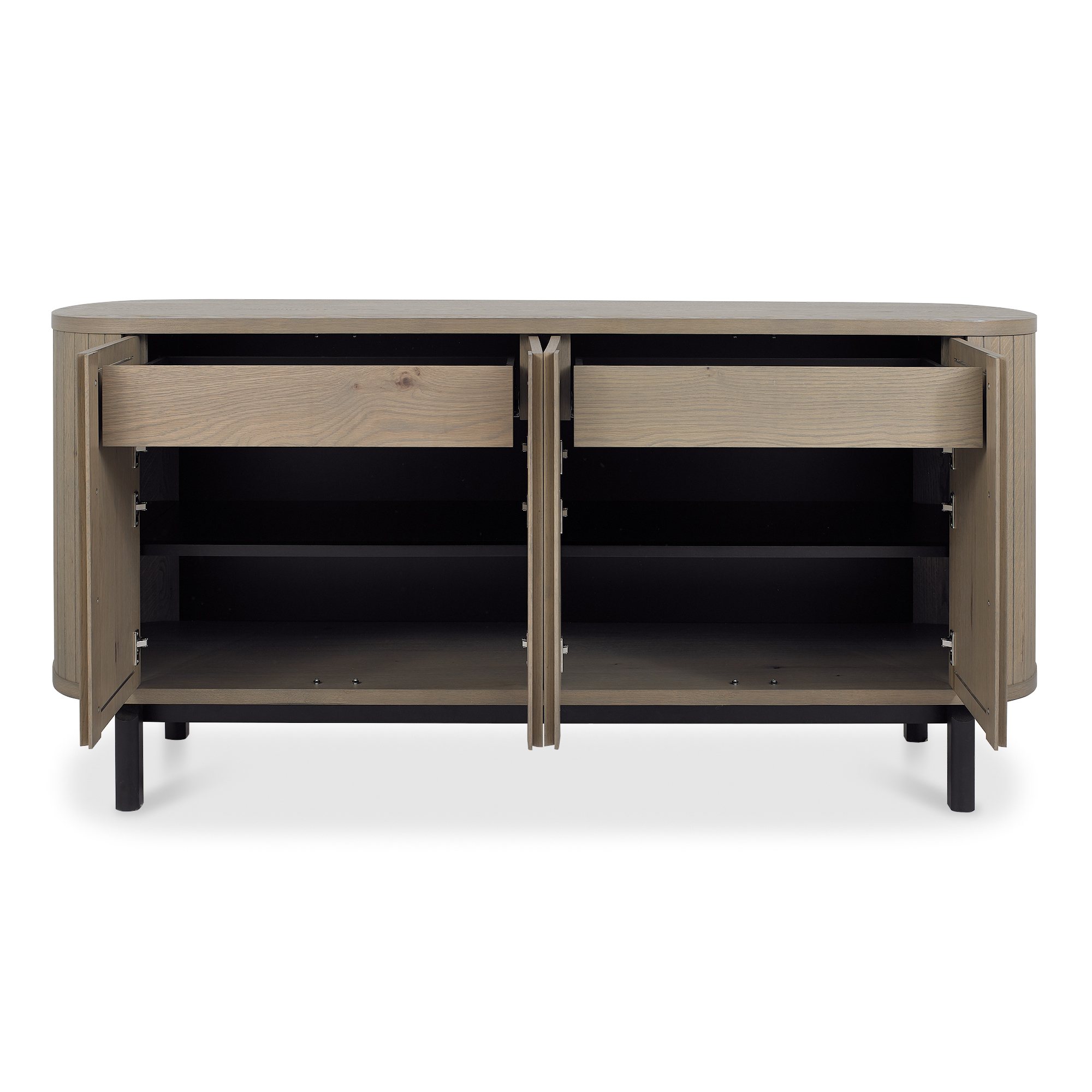 Astra - Grey Oiled Oak Wide Sideboard