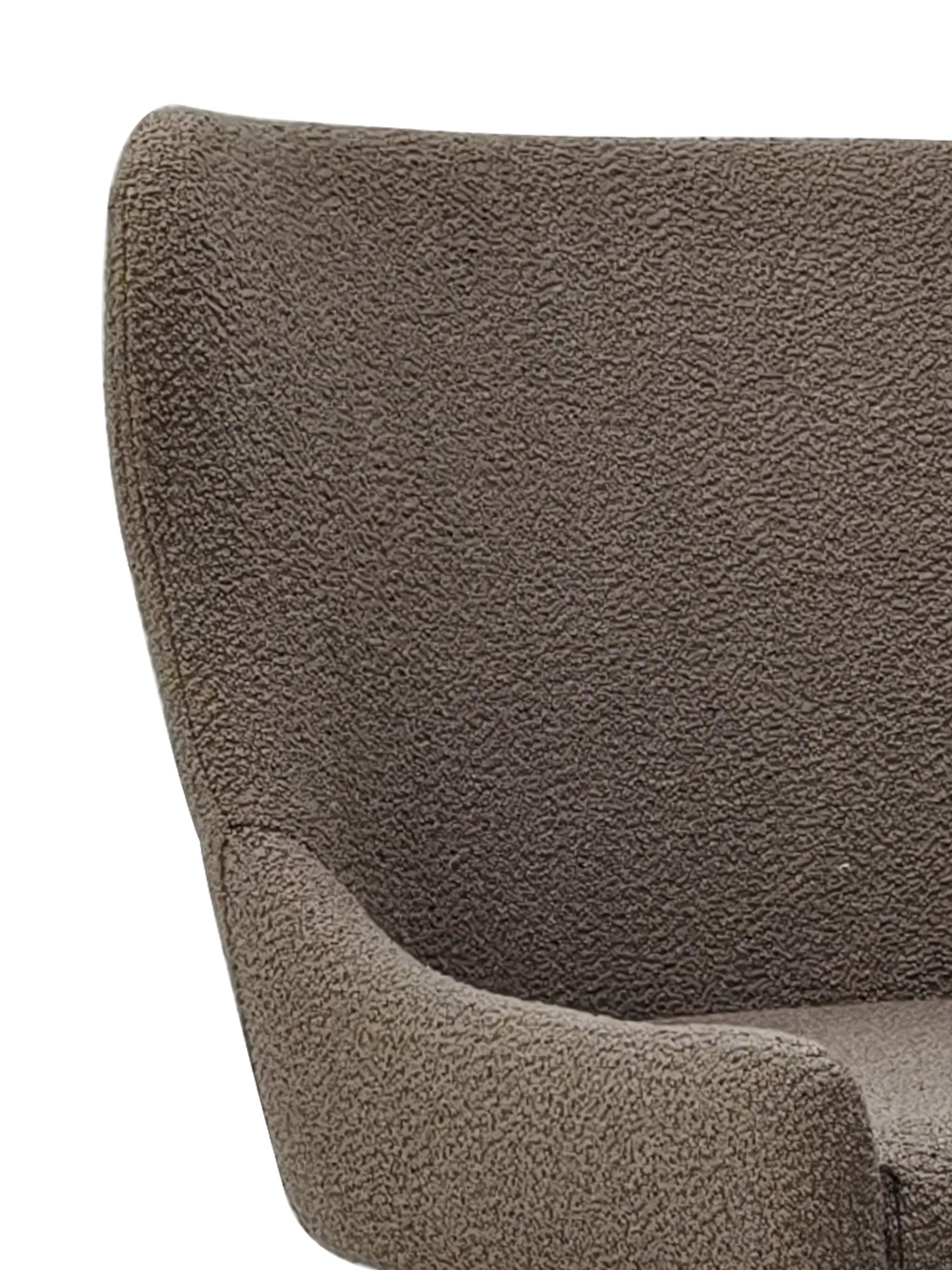 Rubens - Dining Chair in Mocha Beige Boucle Fabric (Pair)