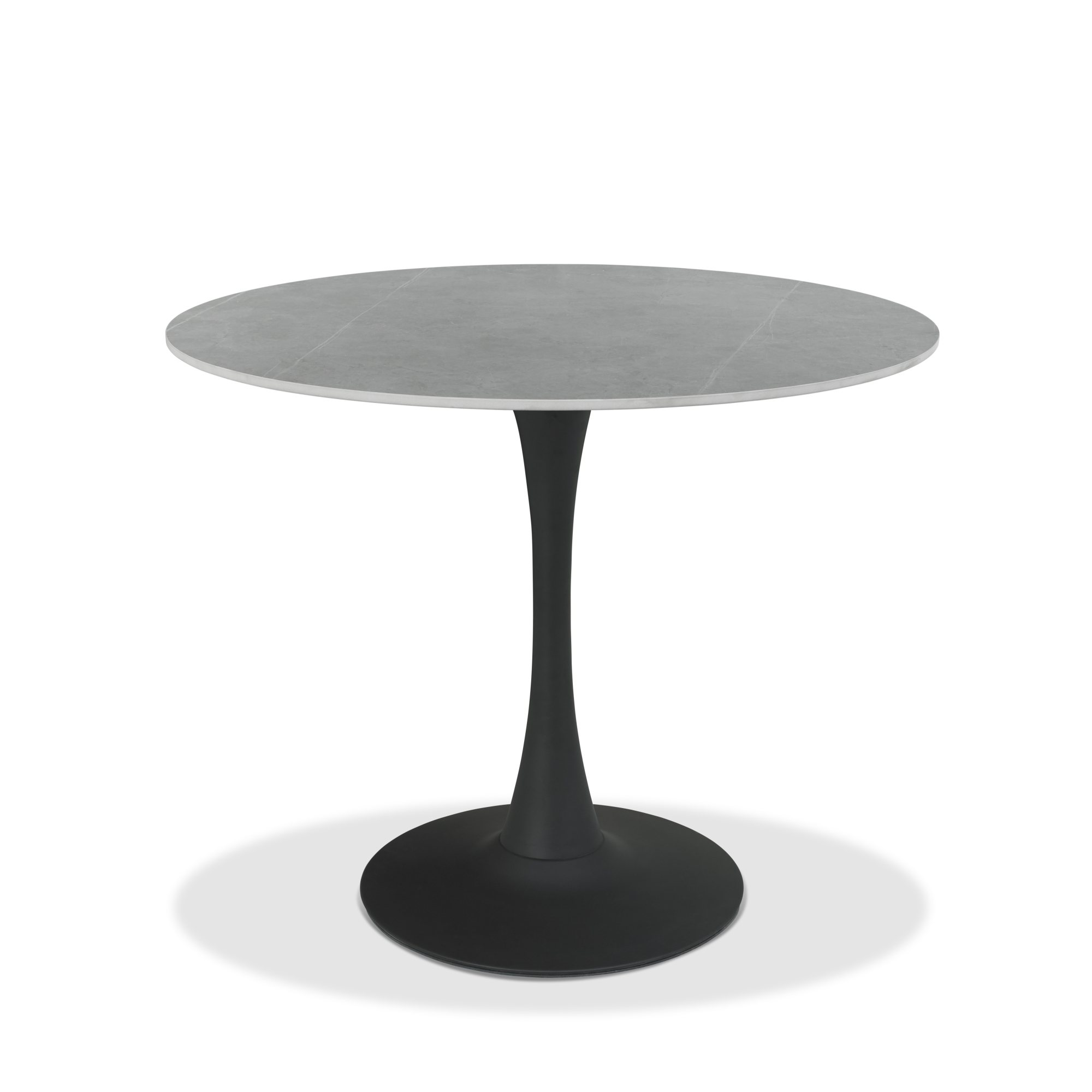Mason - Grey Ceramic Circular Bistro Table