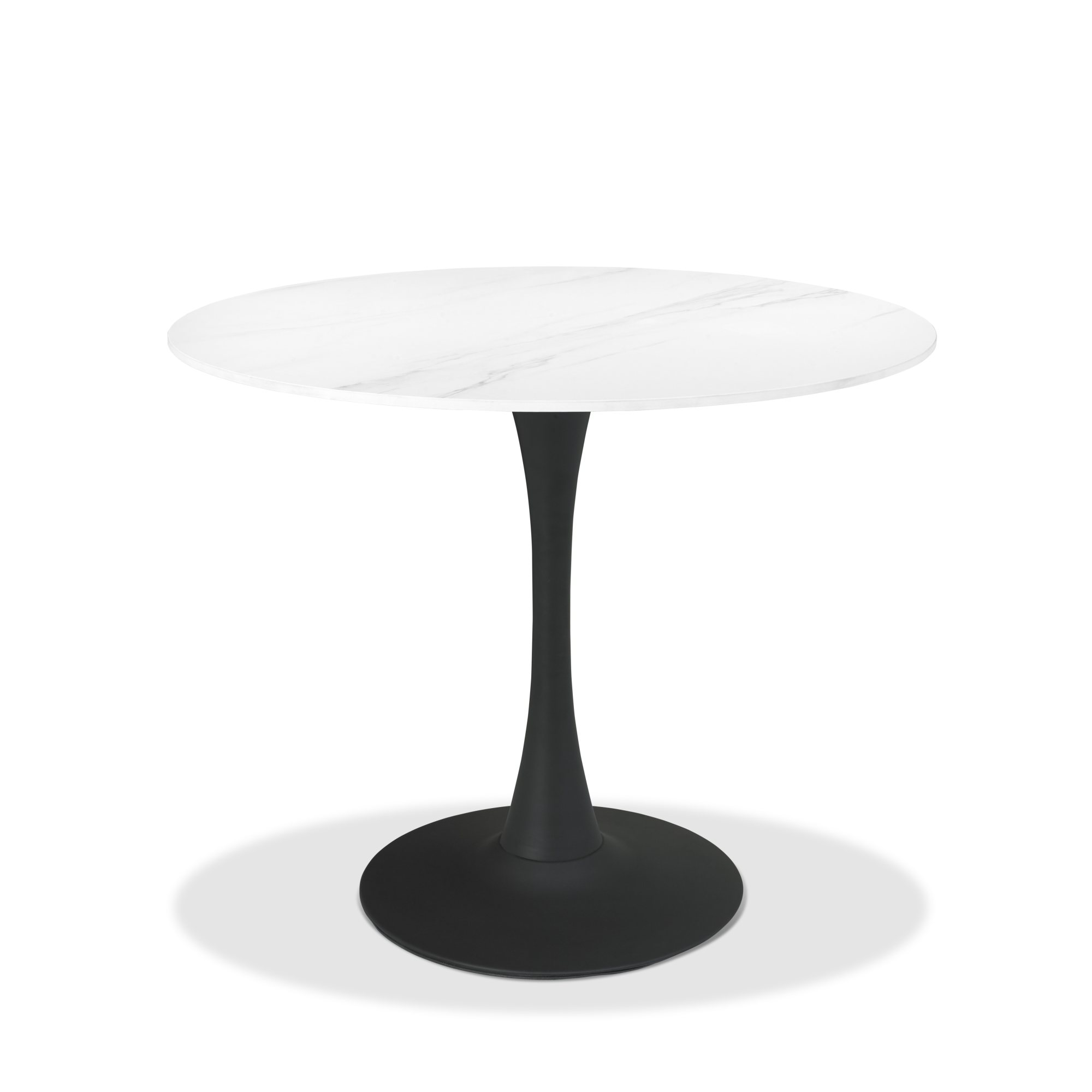 Mason - White Ceramic Circular Bistro Table